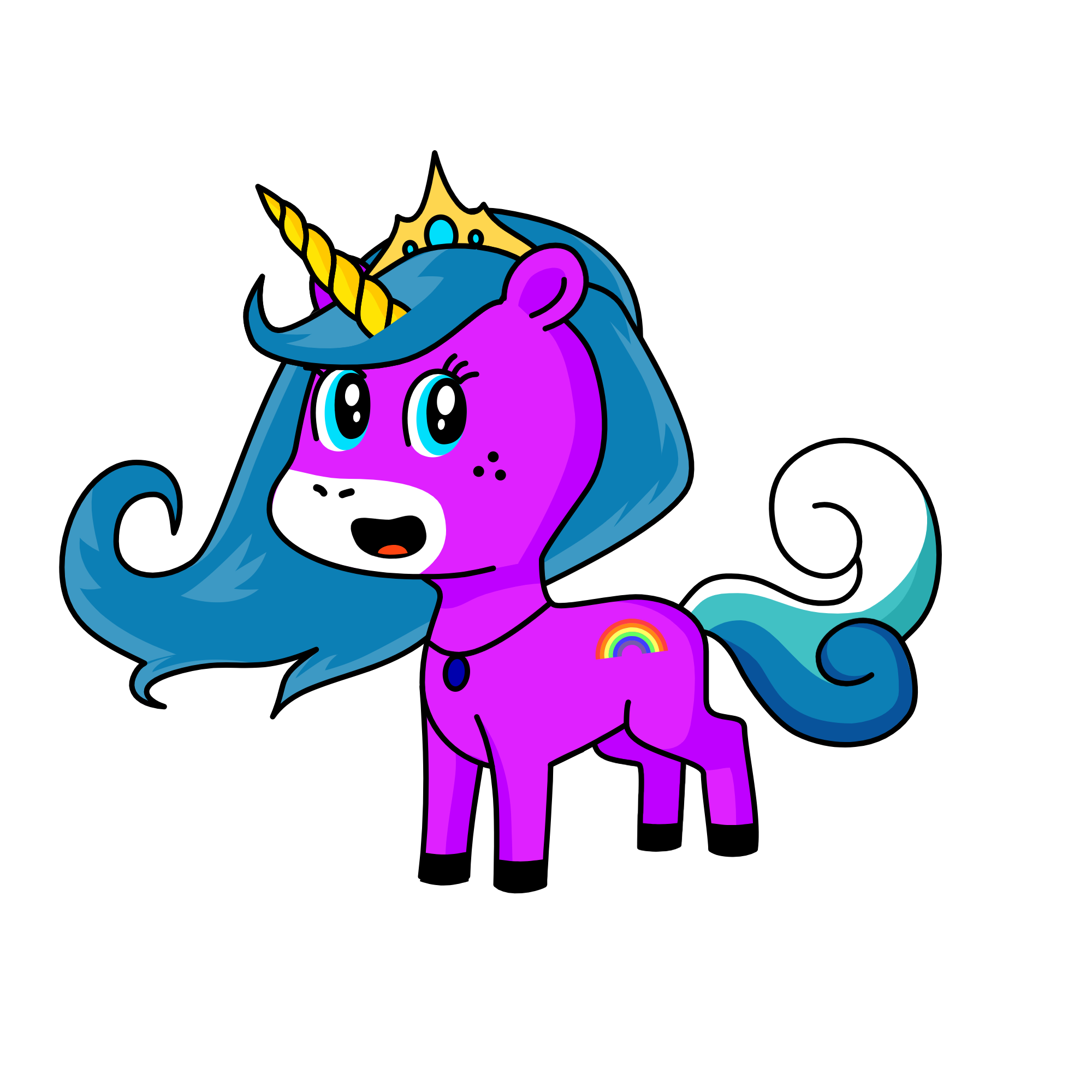 Queen of the Night, the unicorn