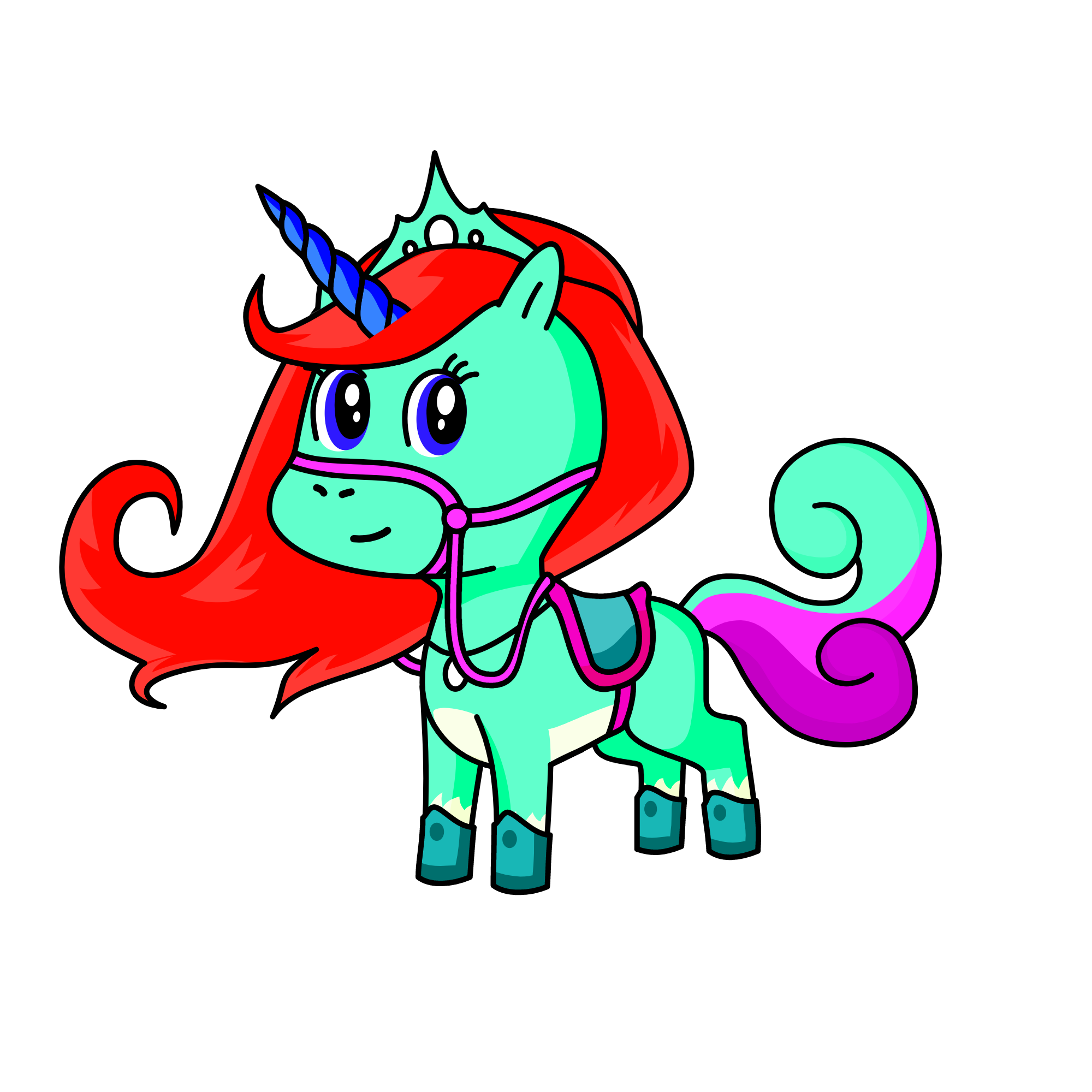 Evy, the unicorn