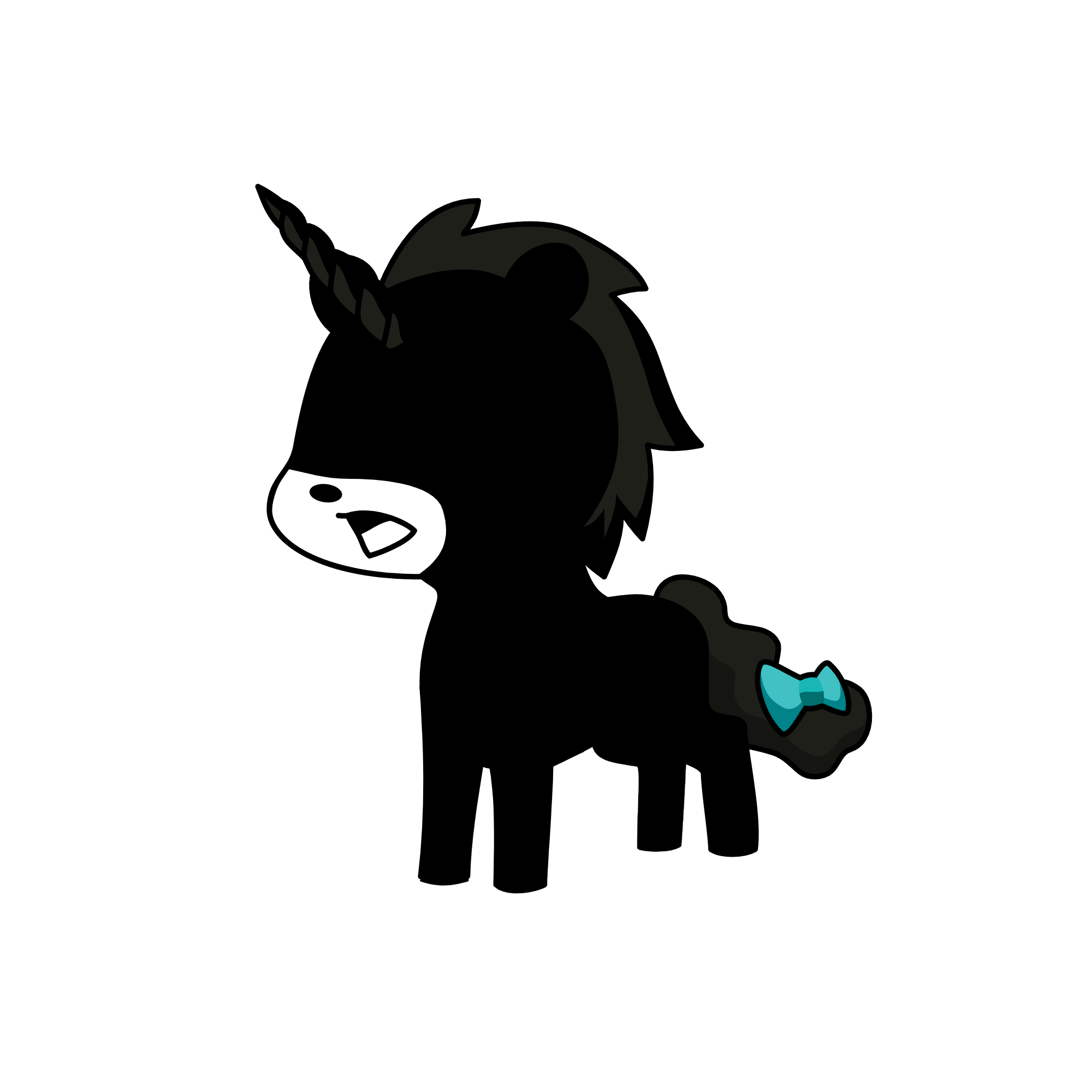 Emo , the unicorn