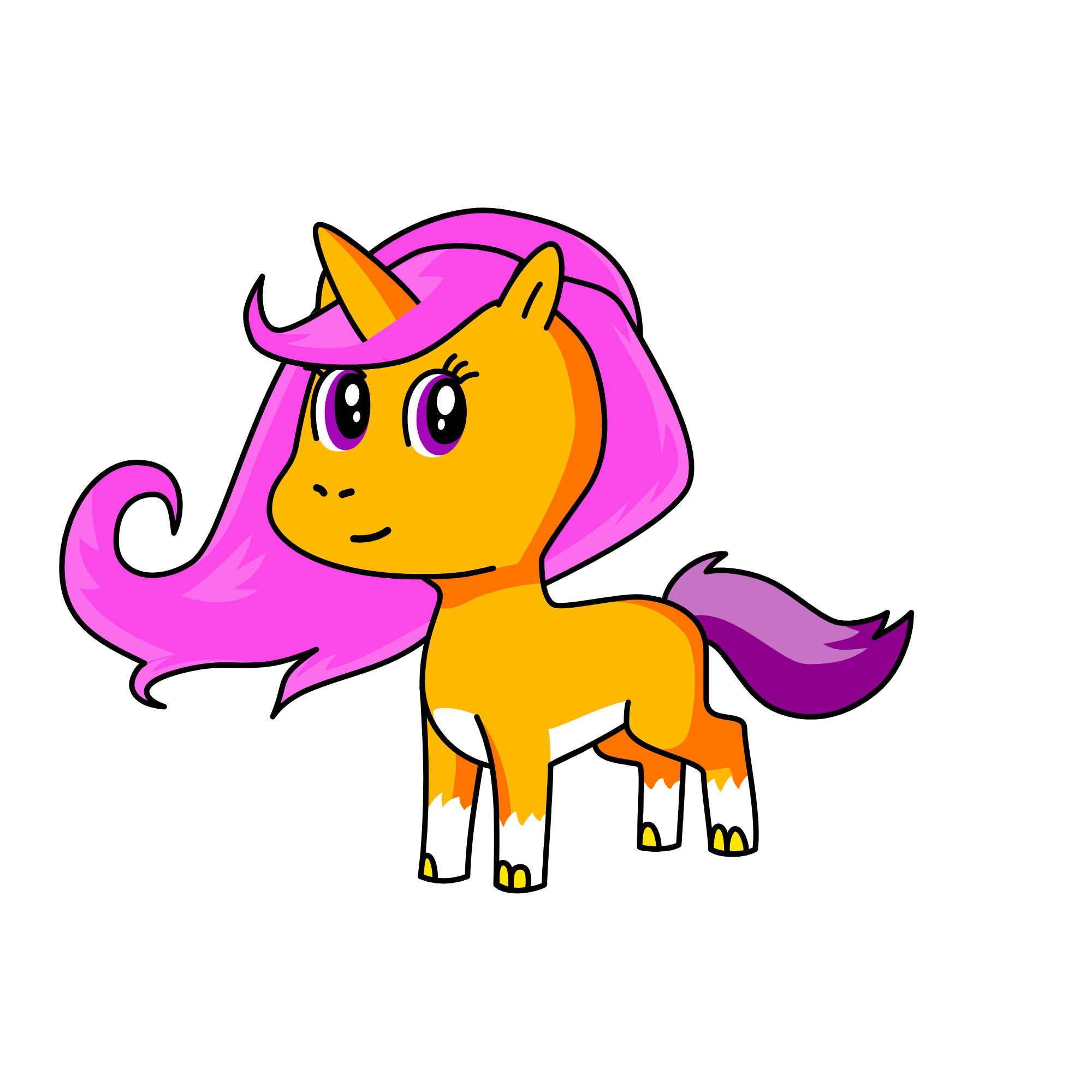 ease enter a name., the unicorn