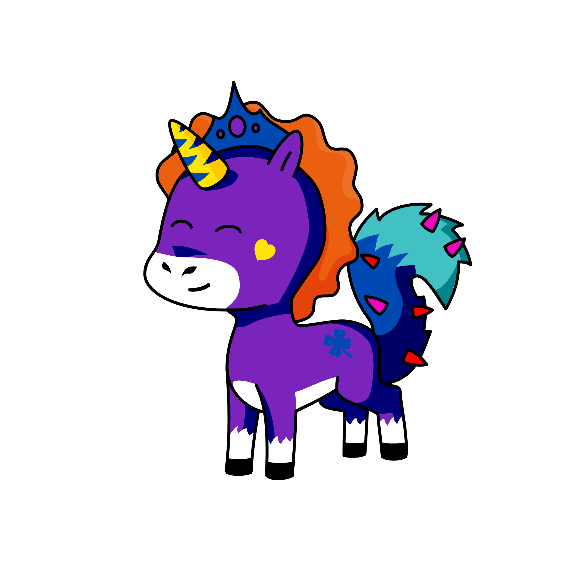 h, the unicorn