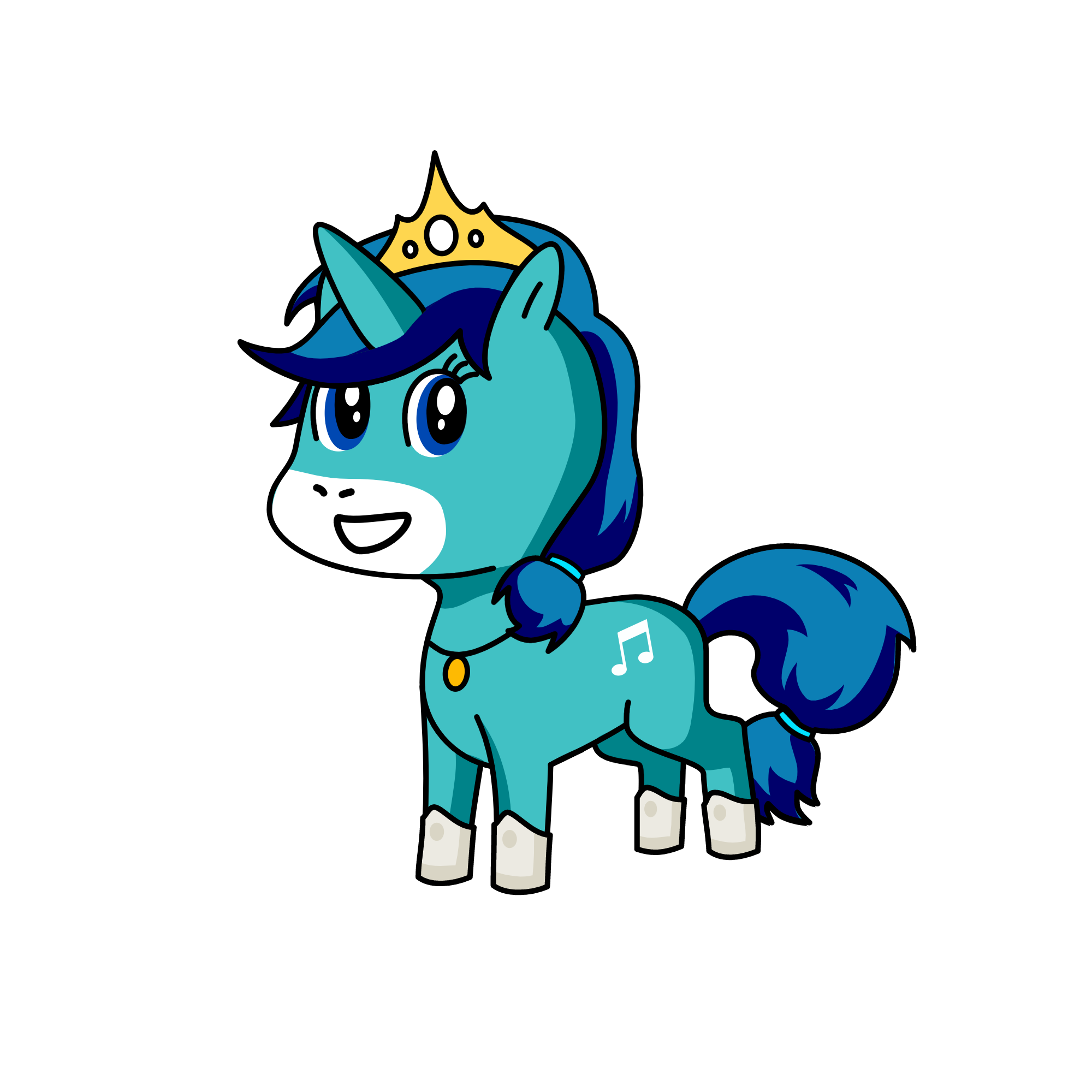 Princess Luna, the unicorn
