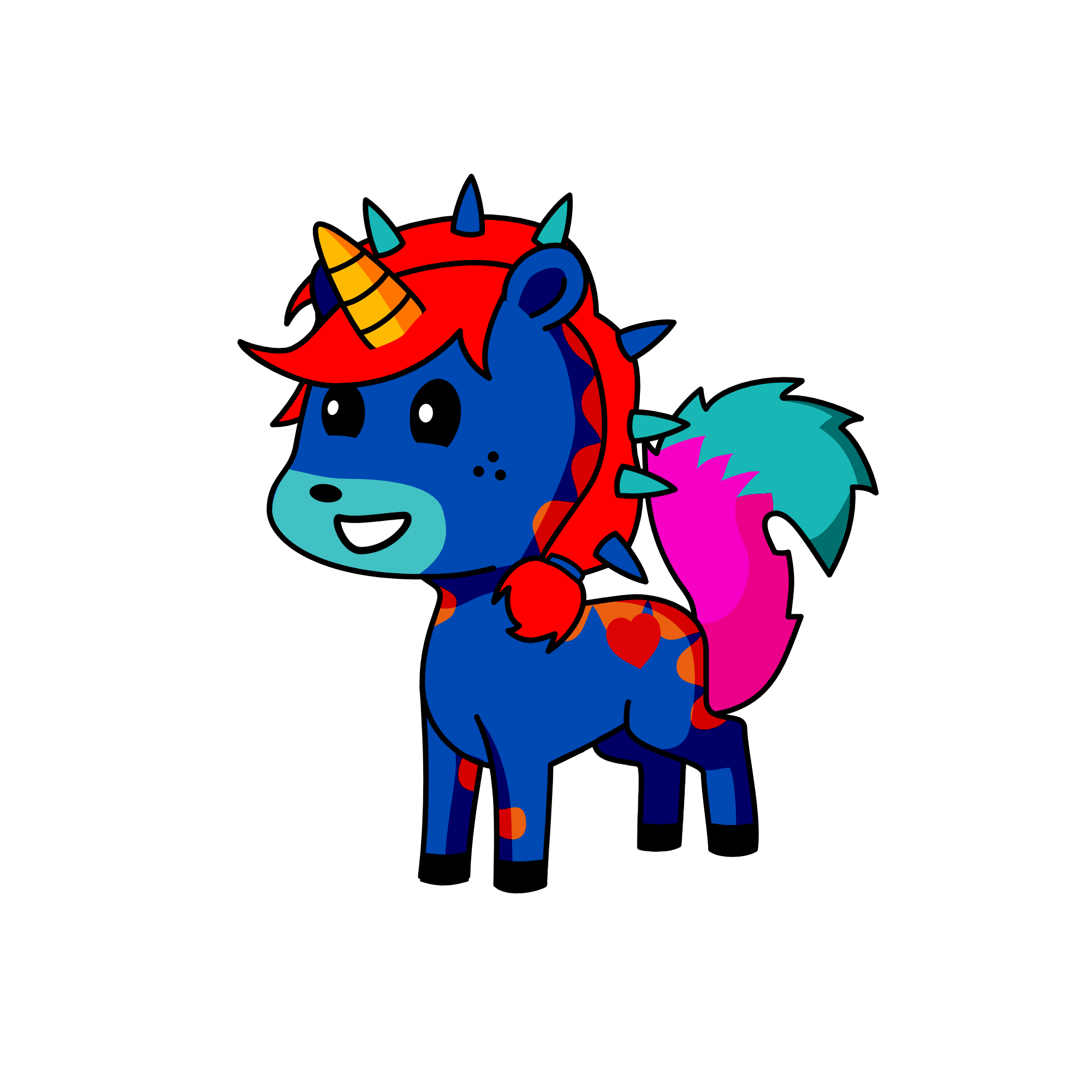 Siren, the unicorn