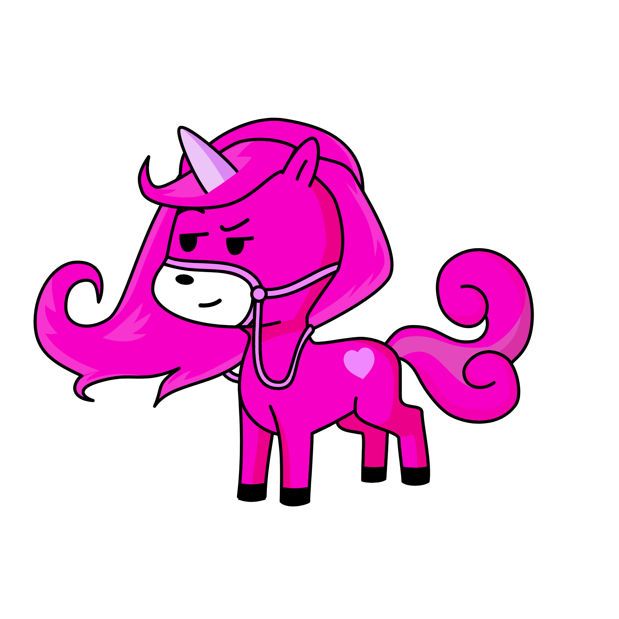Eraser, the unicorn