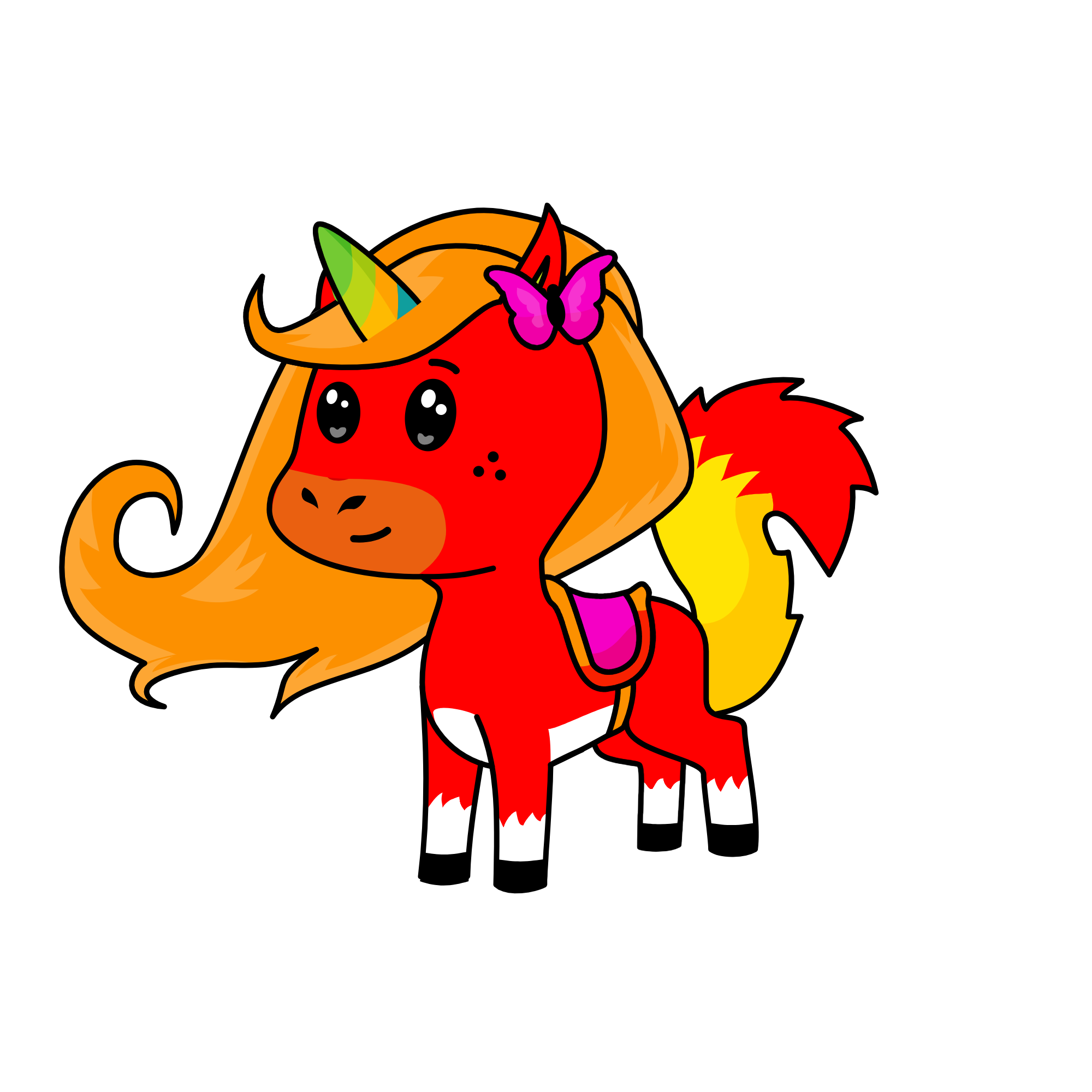 Hunter, the unicorn