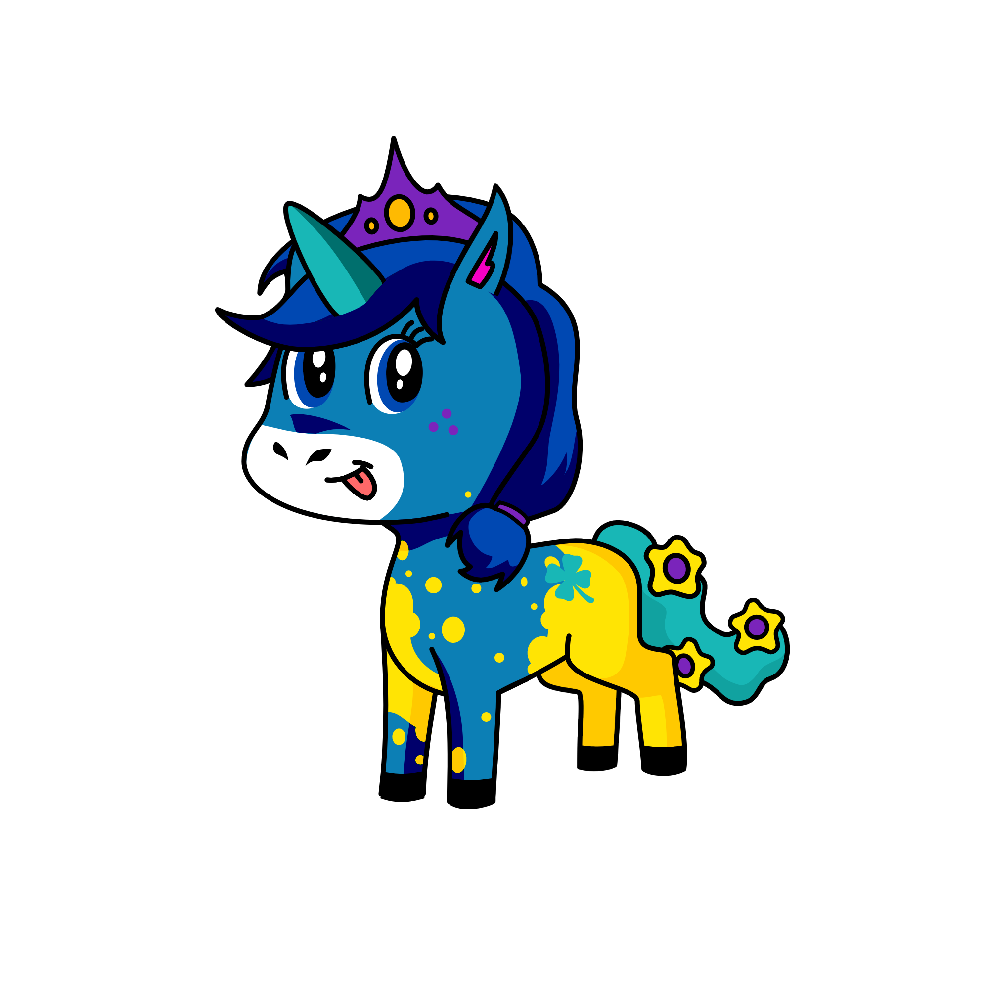 Fluffy, the unicorn