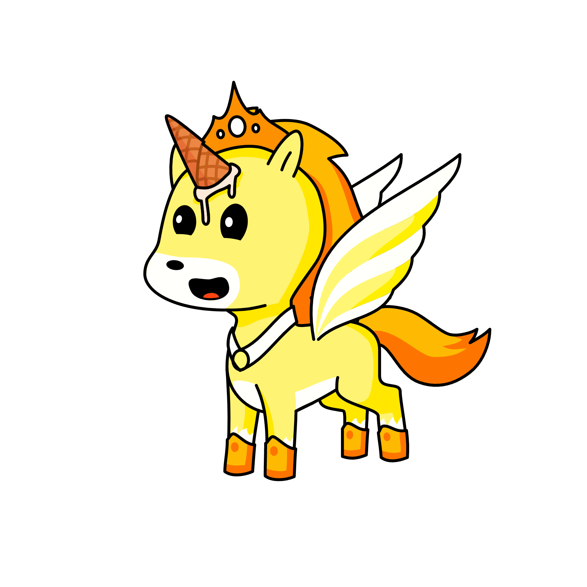 Princess of Ice cream, the unicorn