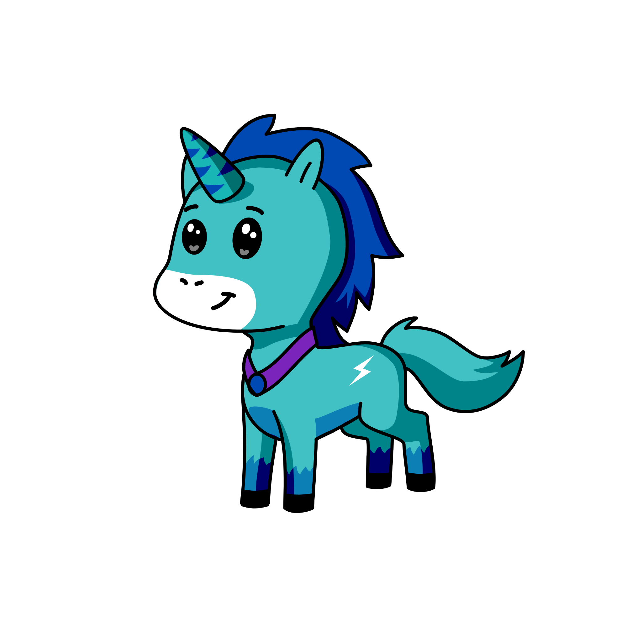 Aqua, the unicorn