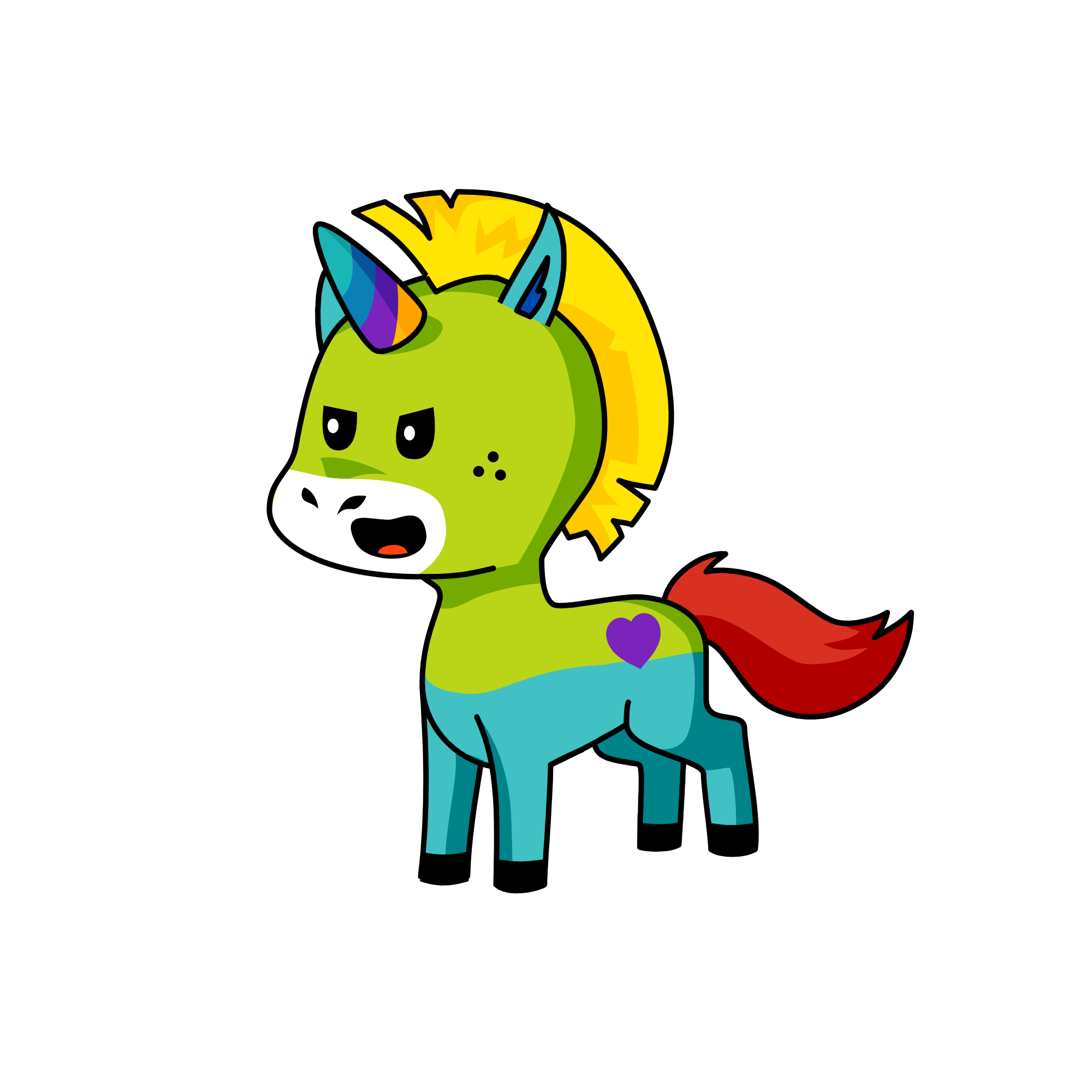 🍳cooking eggs🍳, the unicorn
