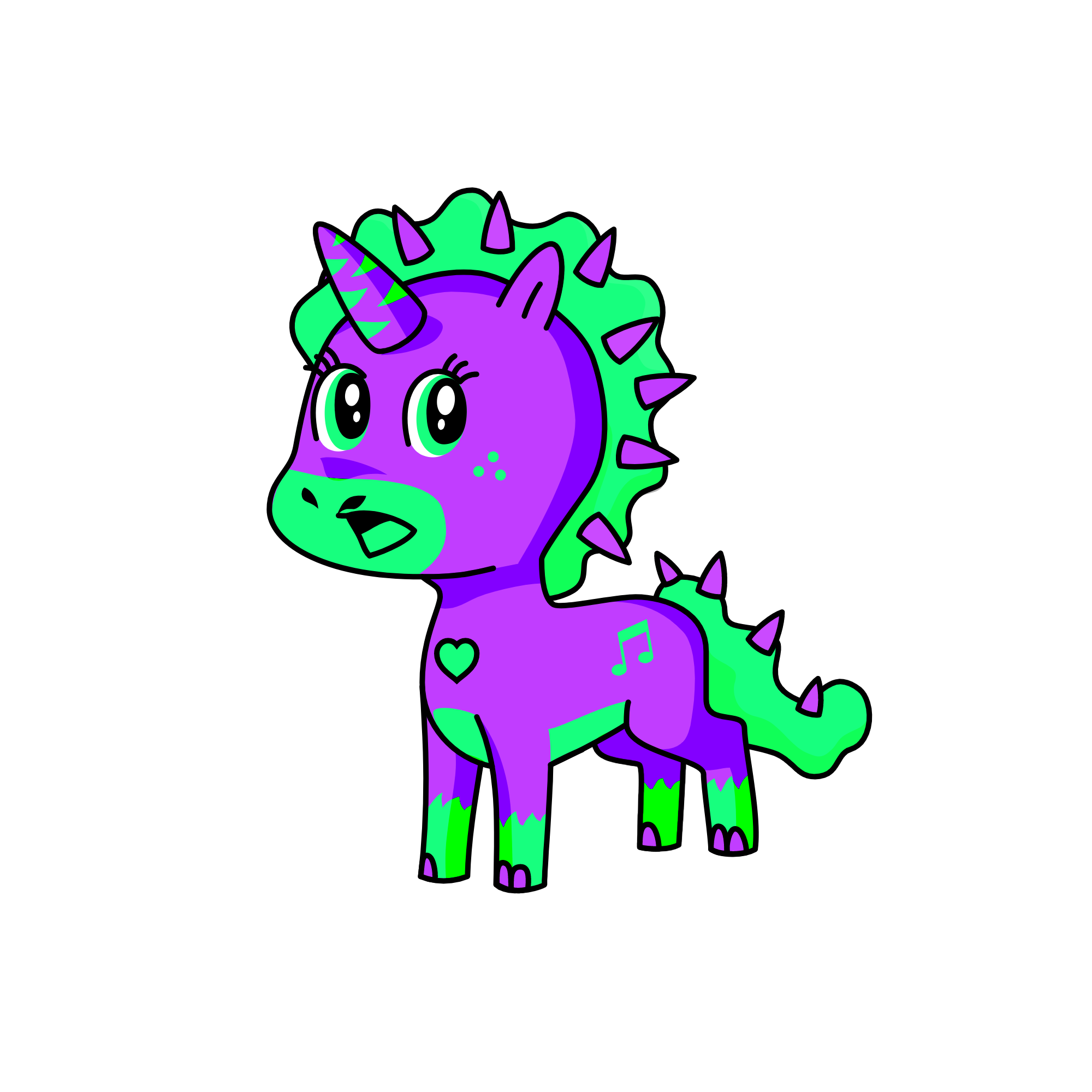 🍇Grape Gusher, the unicorn