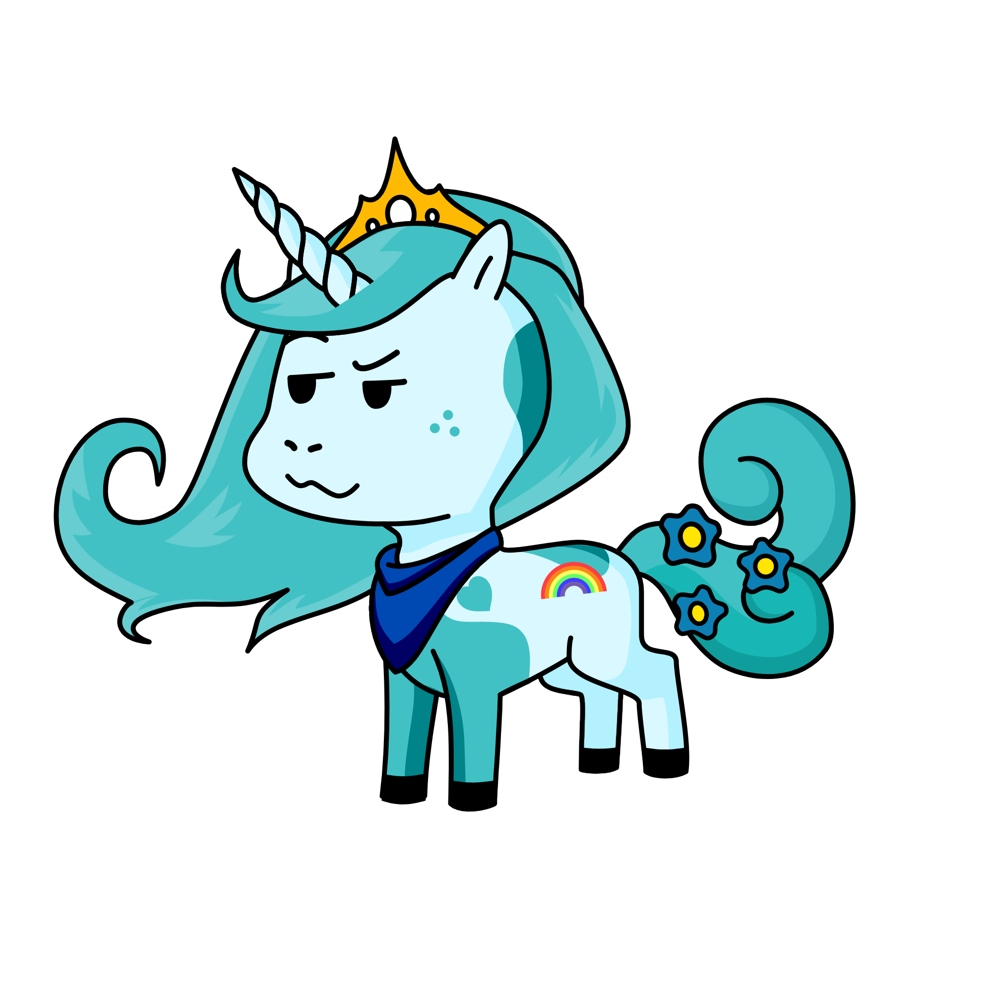 Rain, the unicorn
