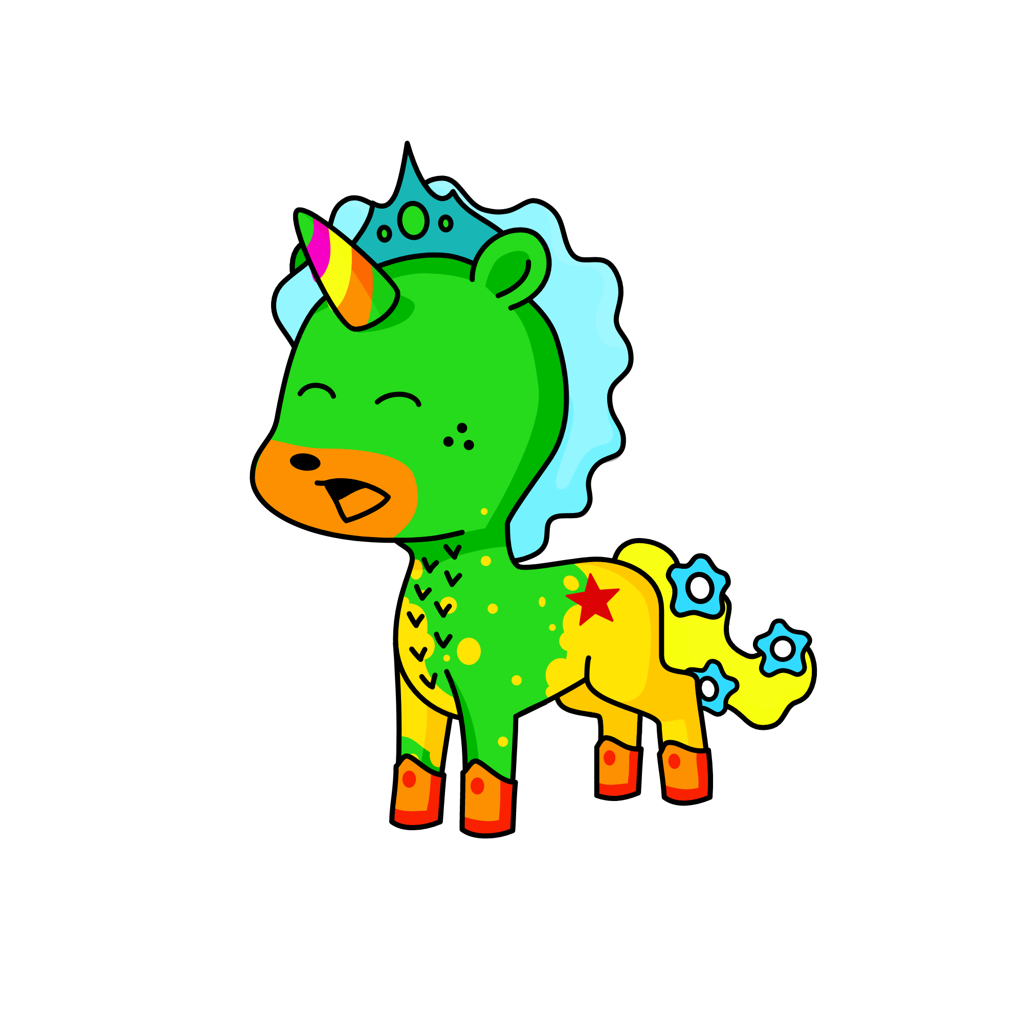 Barf, the unicorn