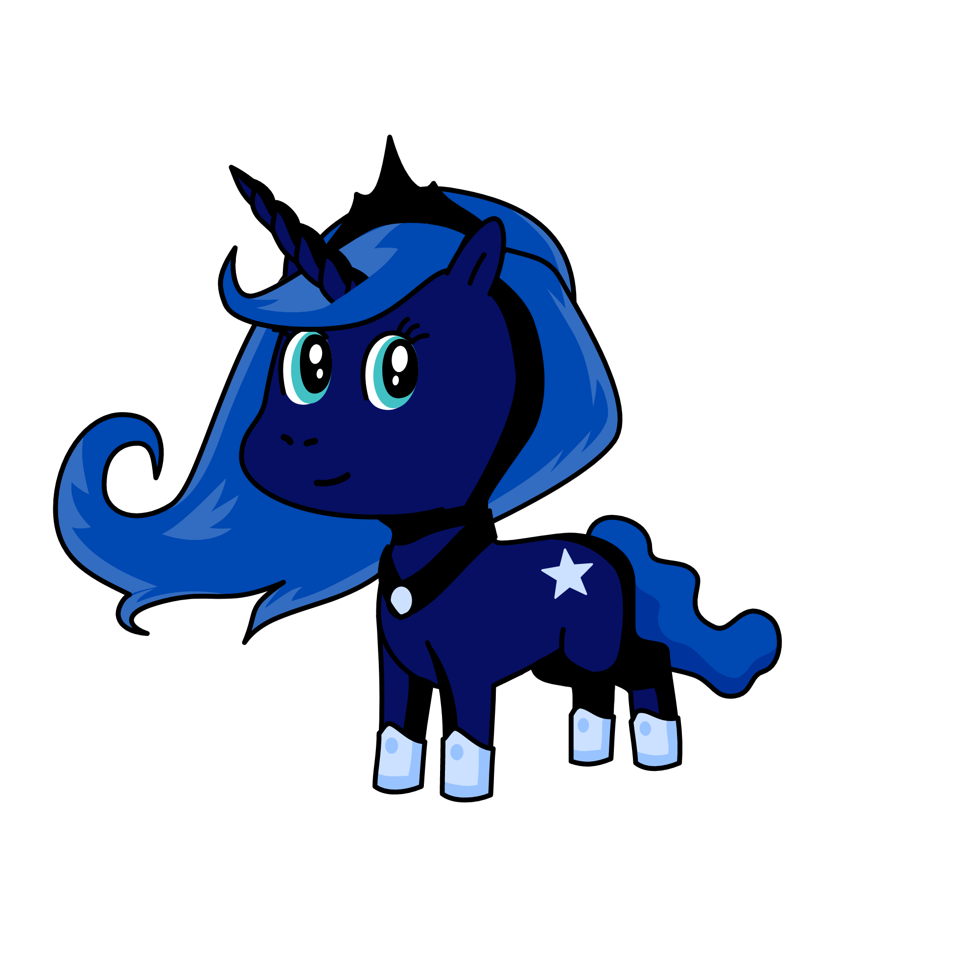 Luna, the unicorn