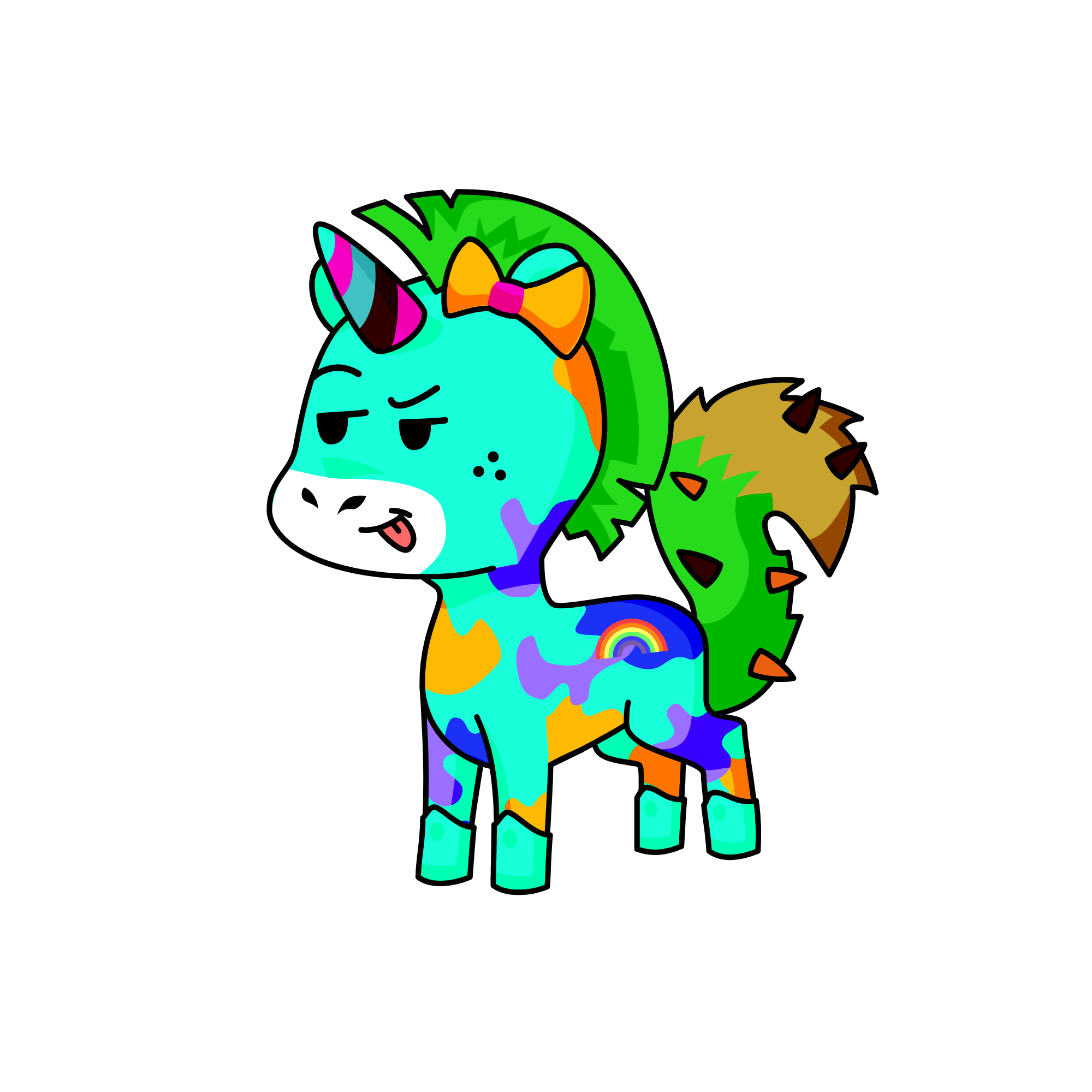 Splotch, the unicorn