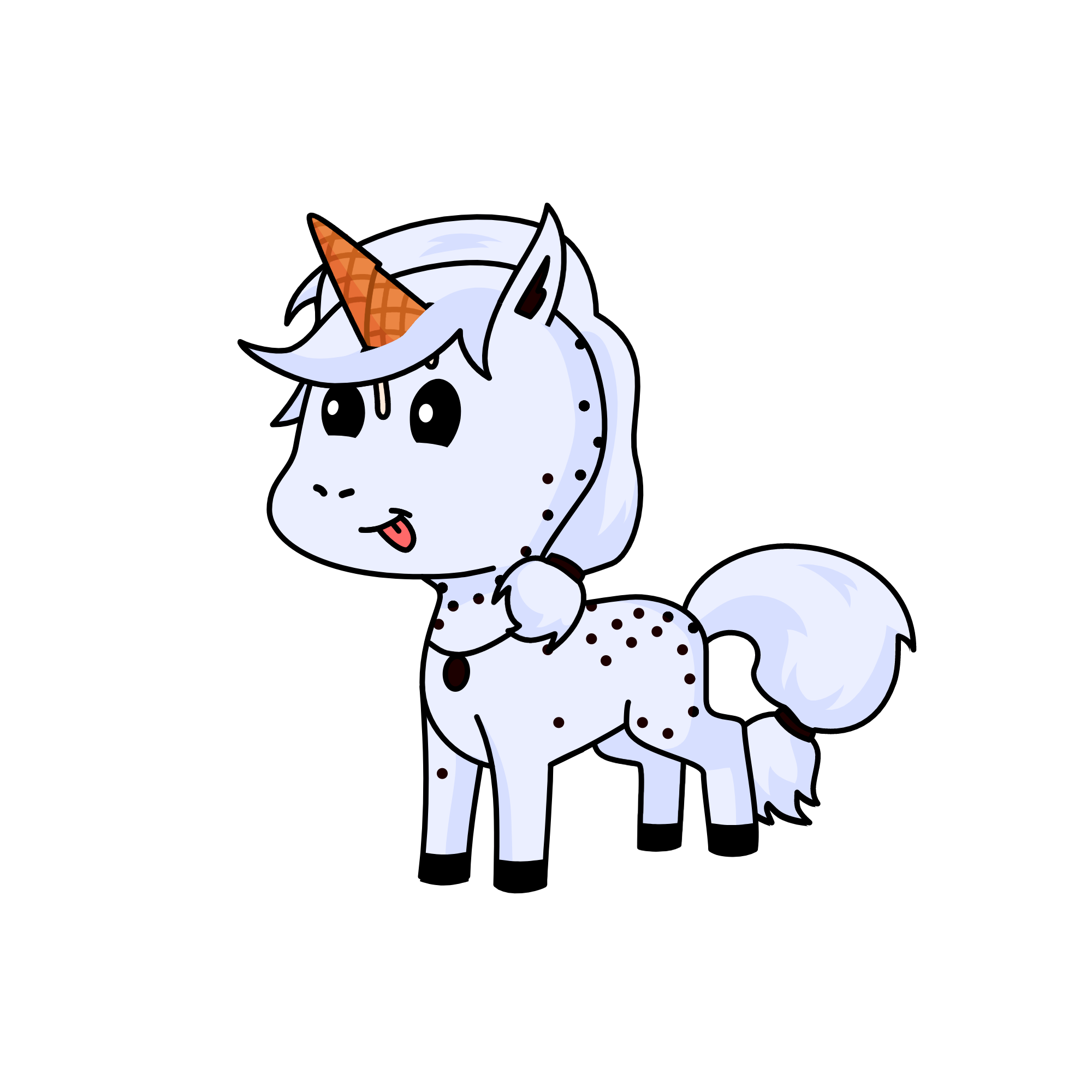 oreo icecream, the unicorn