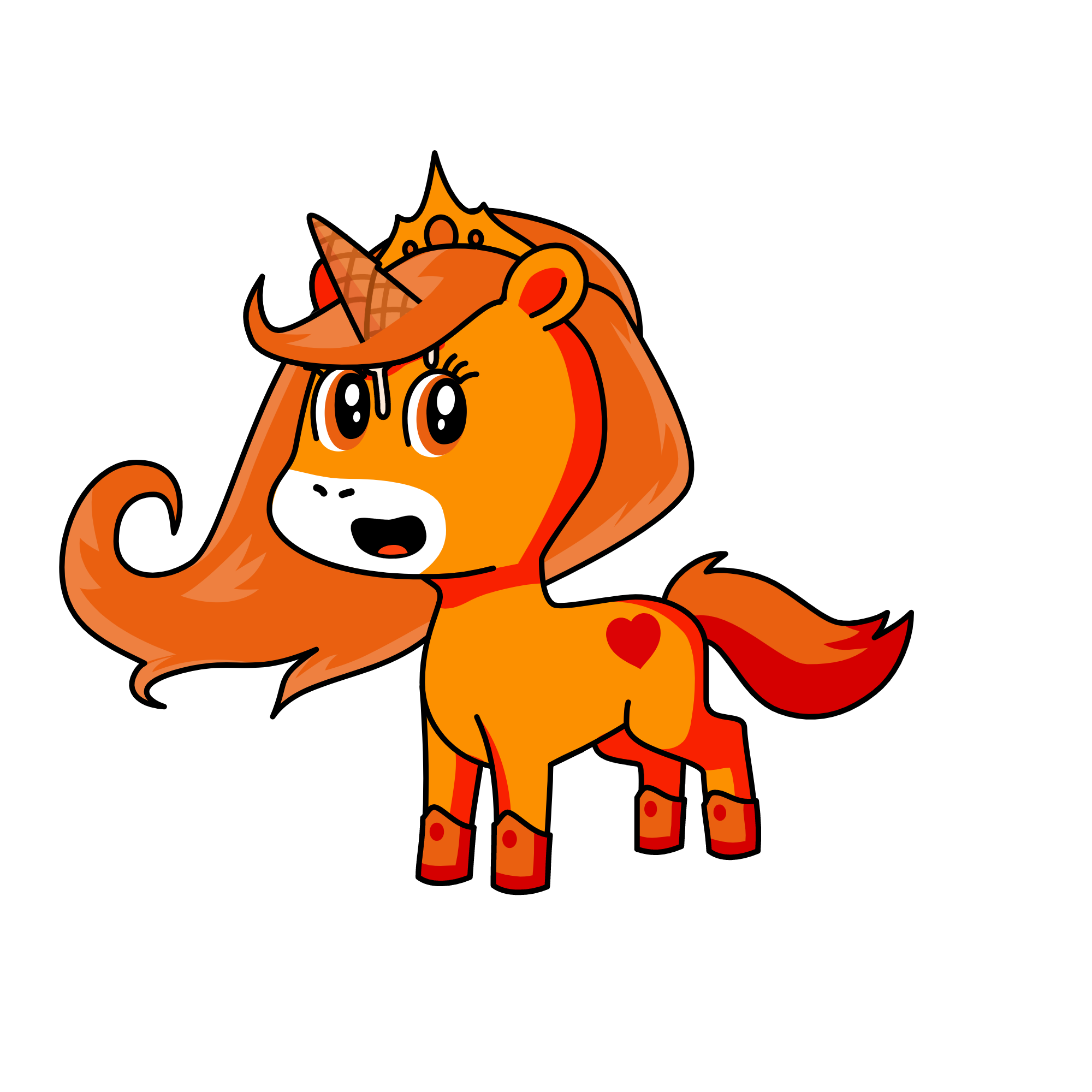 UniLaranjinha, the unicorn