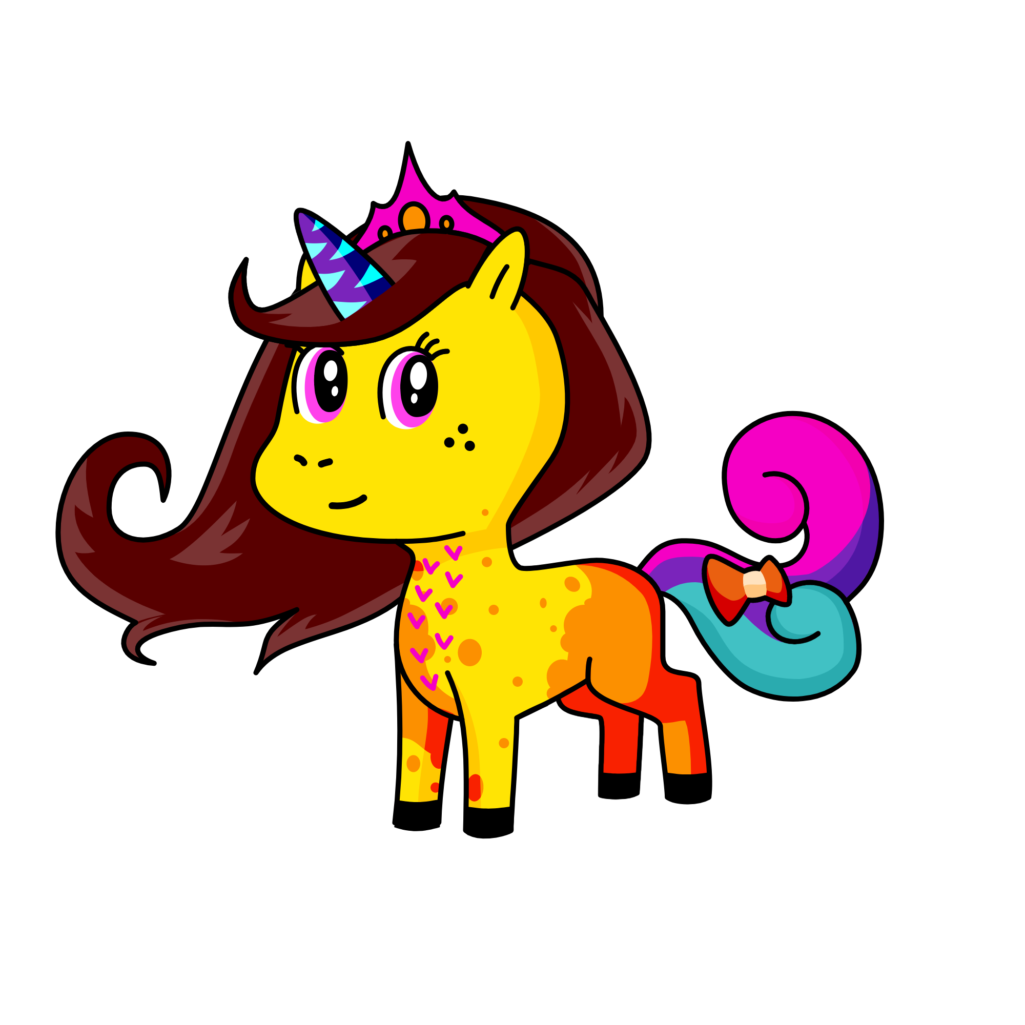 Leigh (in honer of my deceased cat), the unicorn