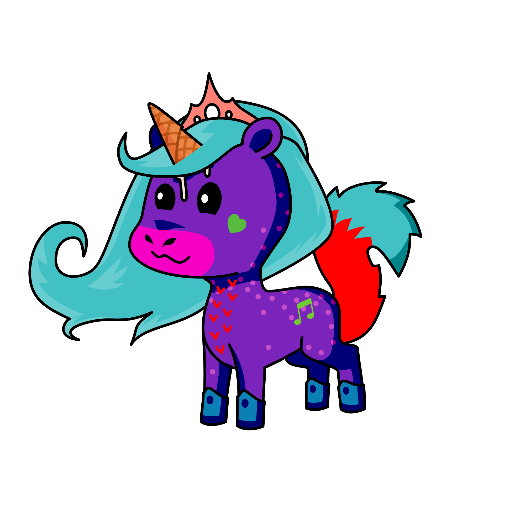 Sprinkle, the unicorn