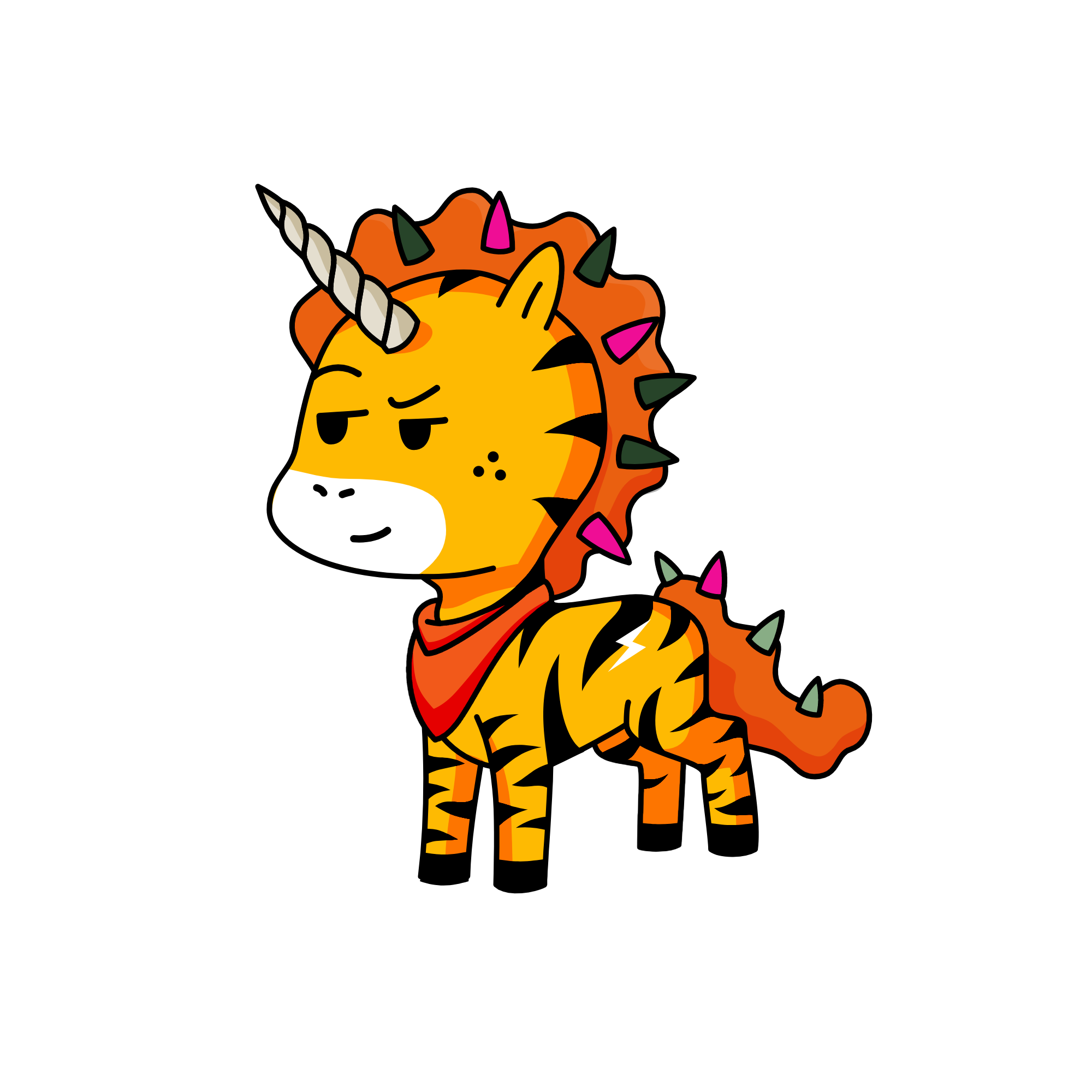 flame , the unicorn