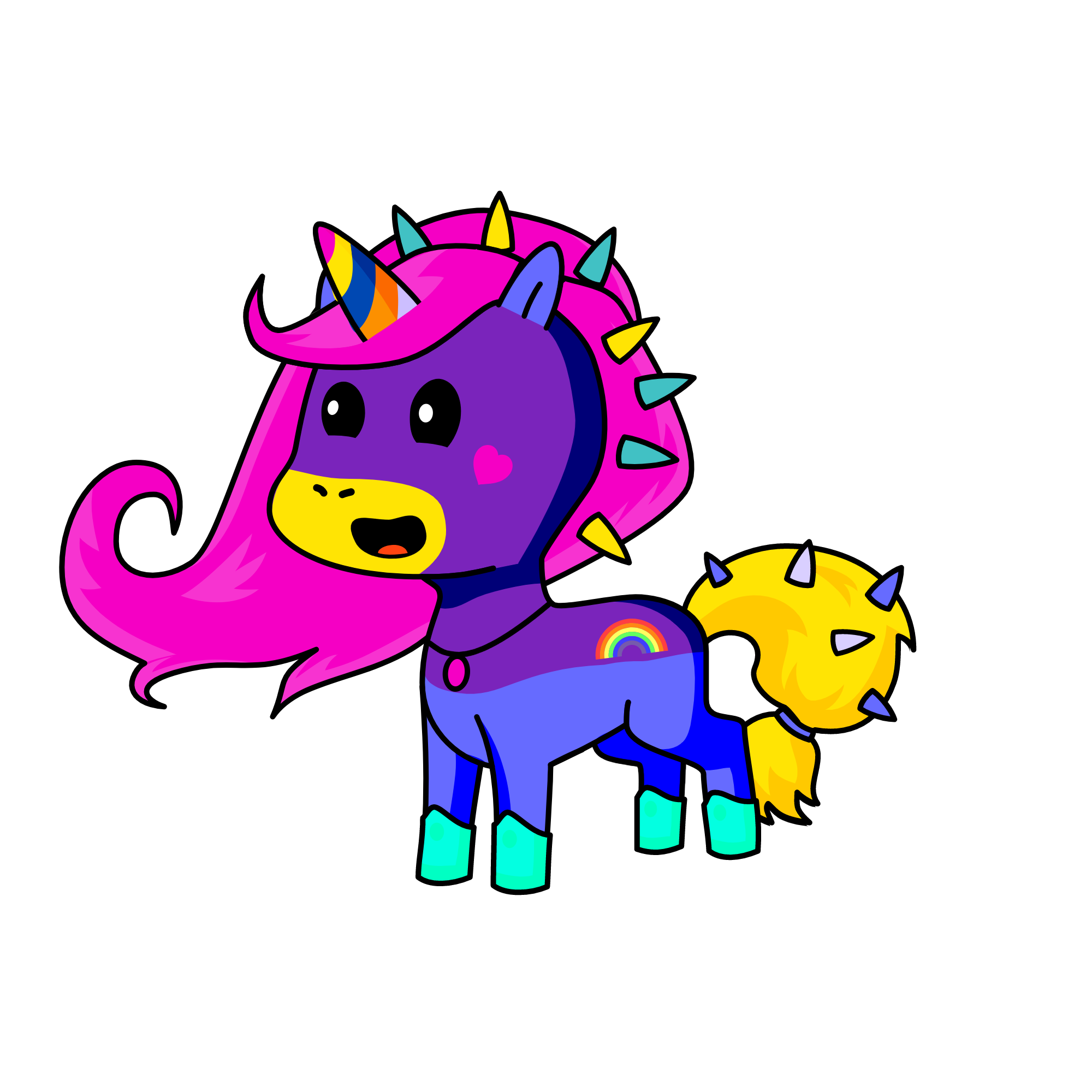 Disco, the unicorn