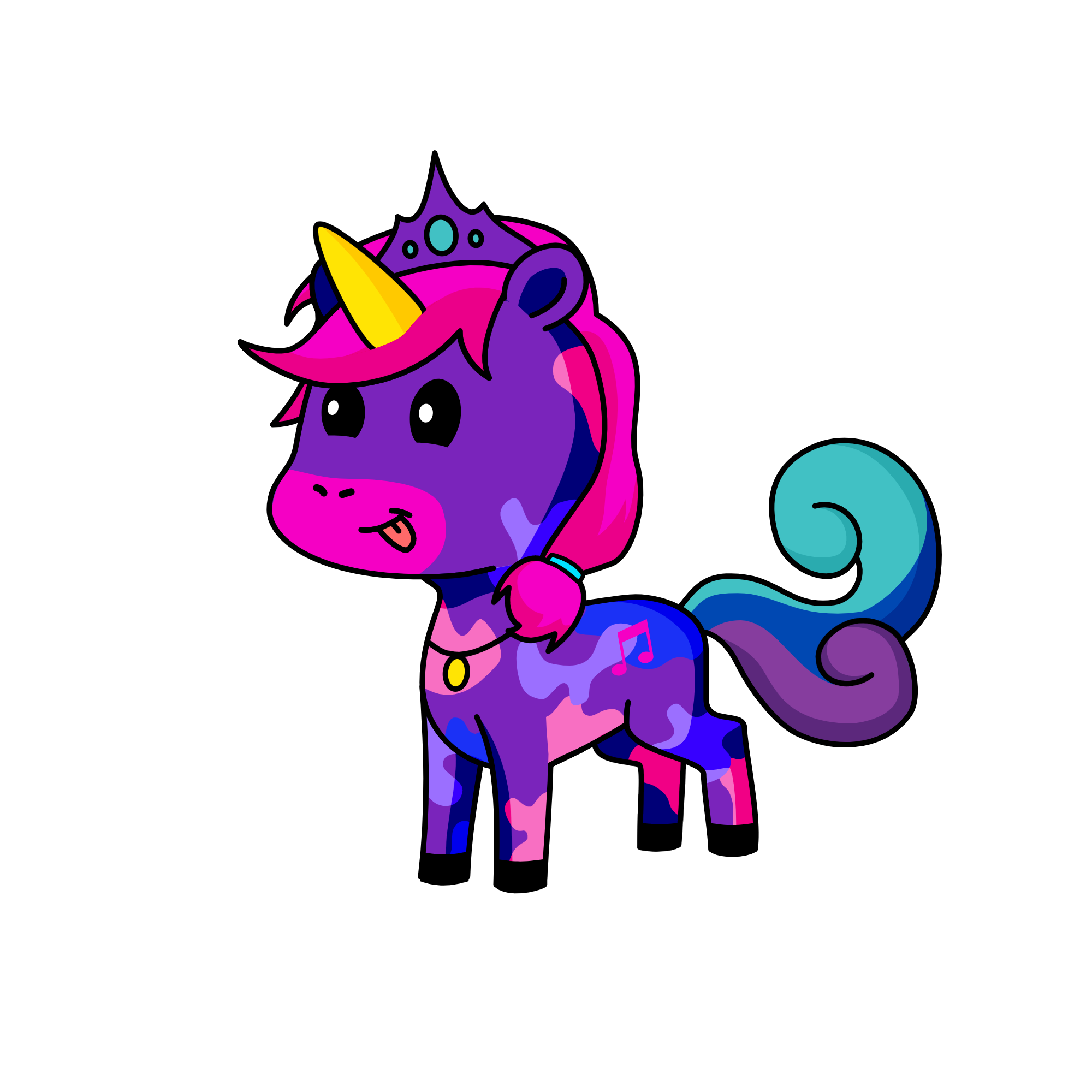 Galaxy Queen, the unicorn