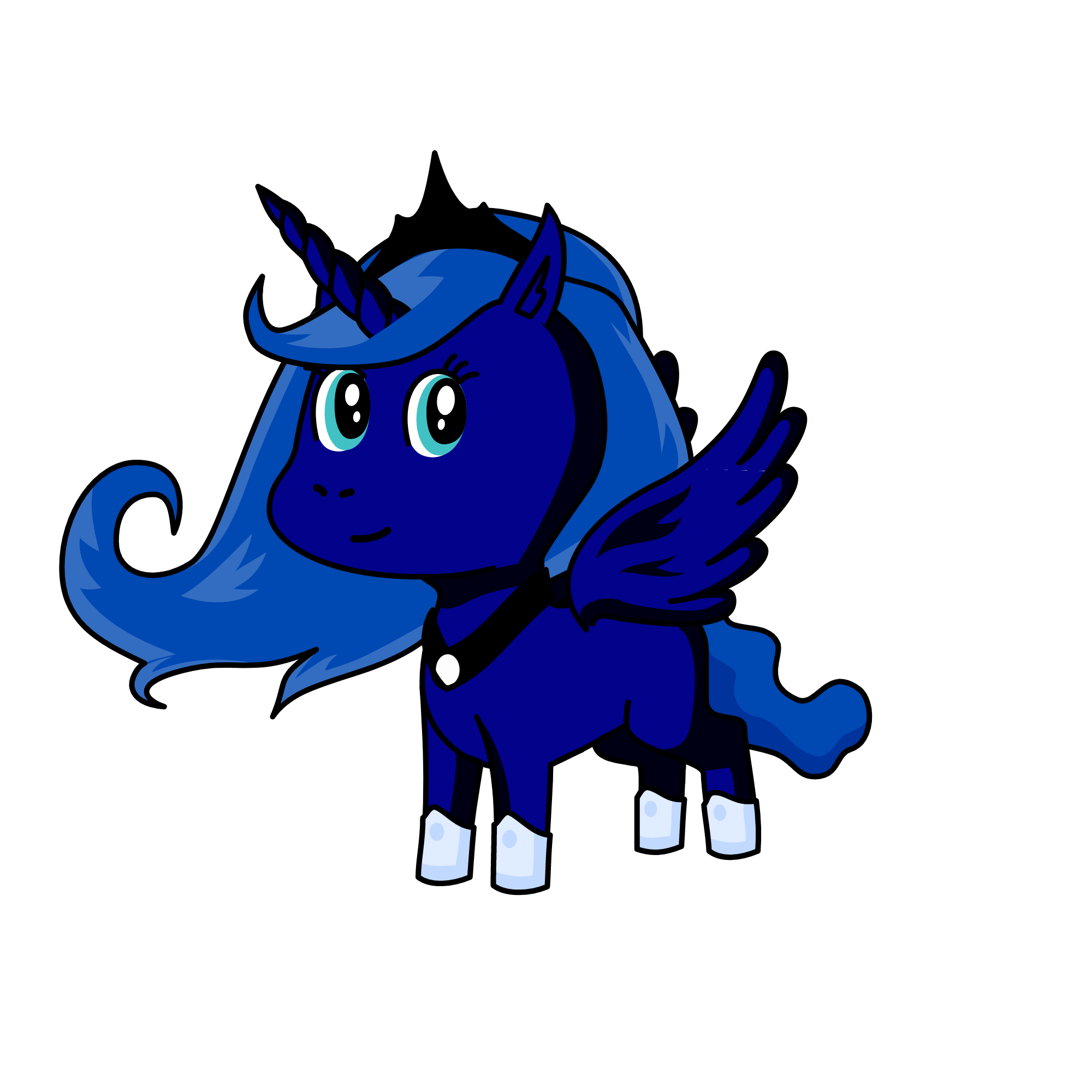 Princess Luna, the unicorn