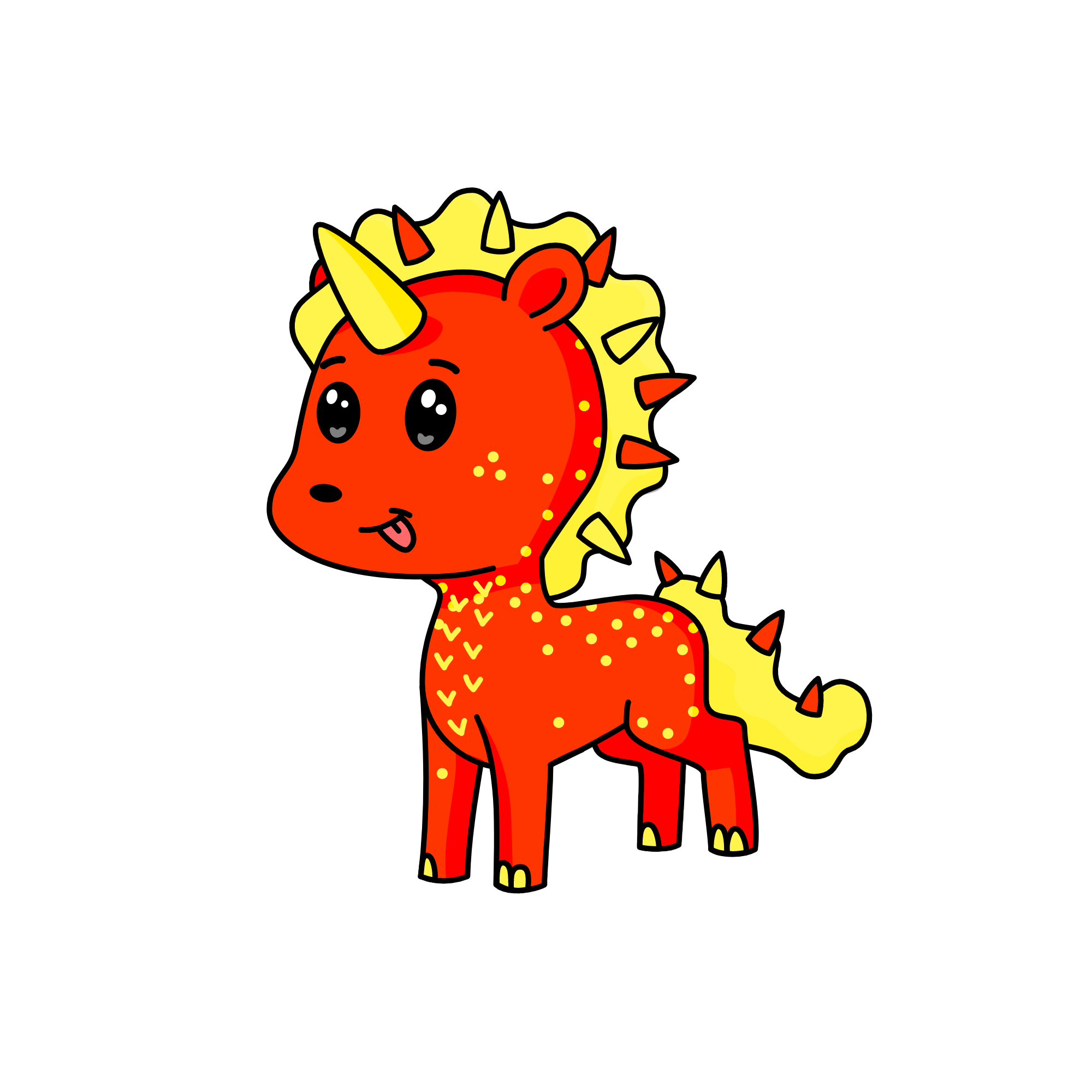 Strawberry, the unicorn