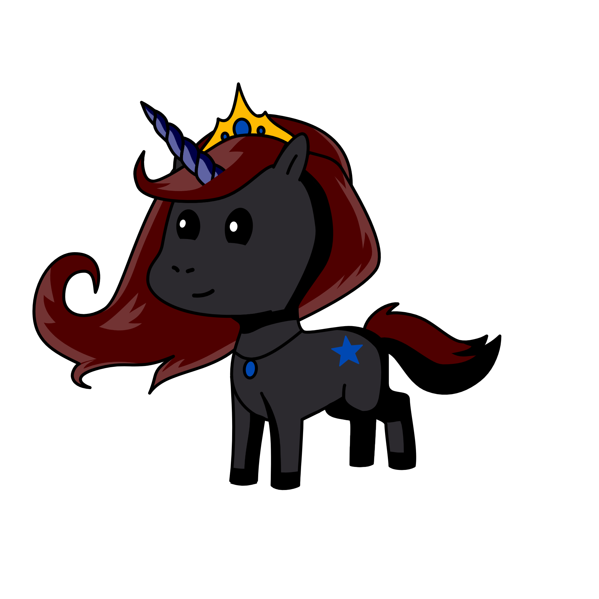Midnight, the unicorn