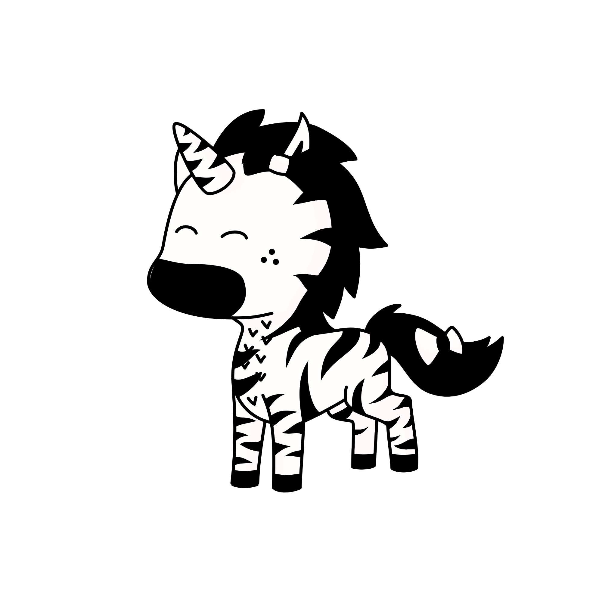 Z the zebra, the unicorn
