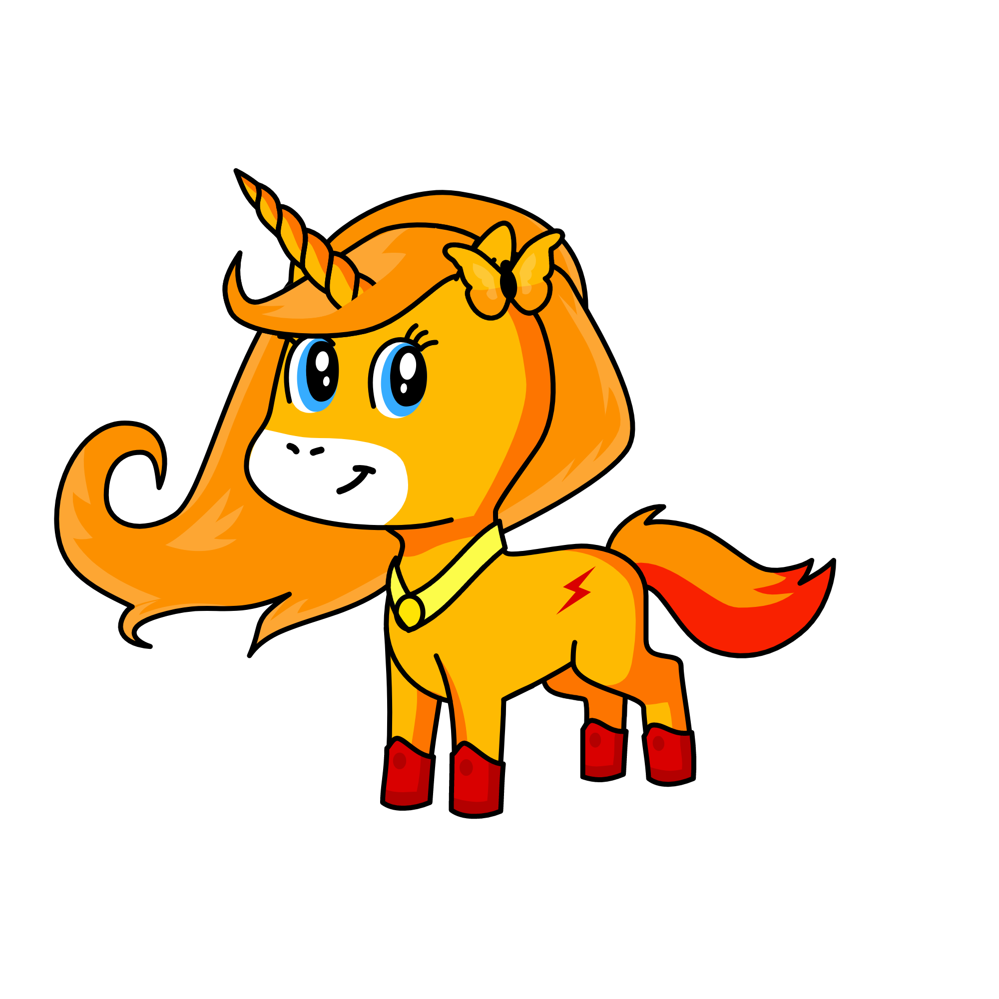 Poppy Rowan, the unicorn