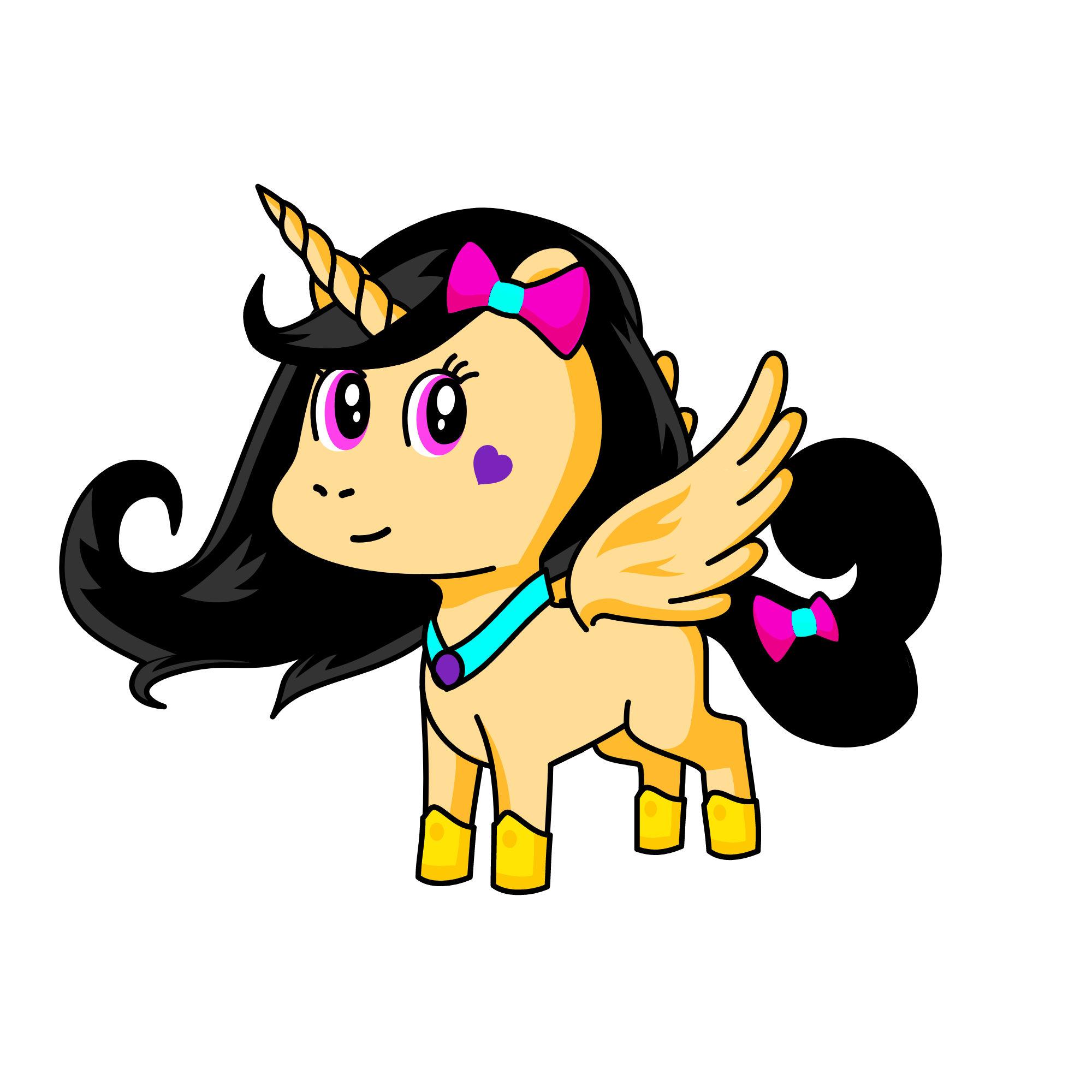 Dhruvi, the unicorn