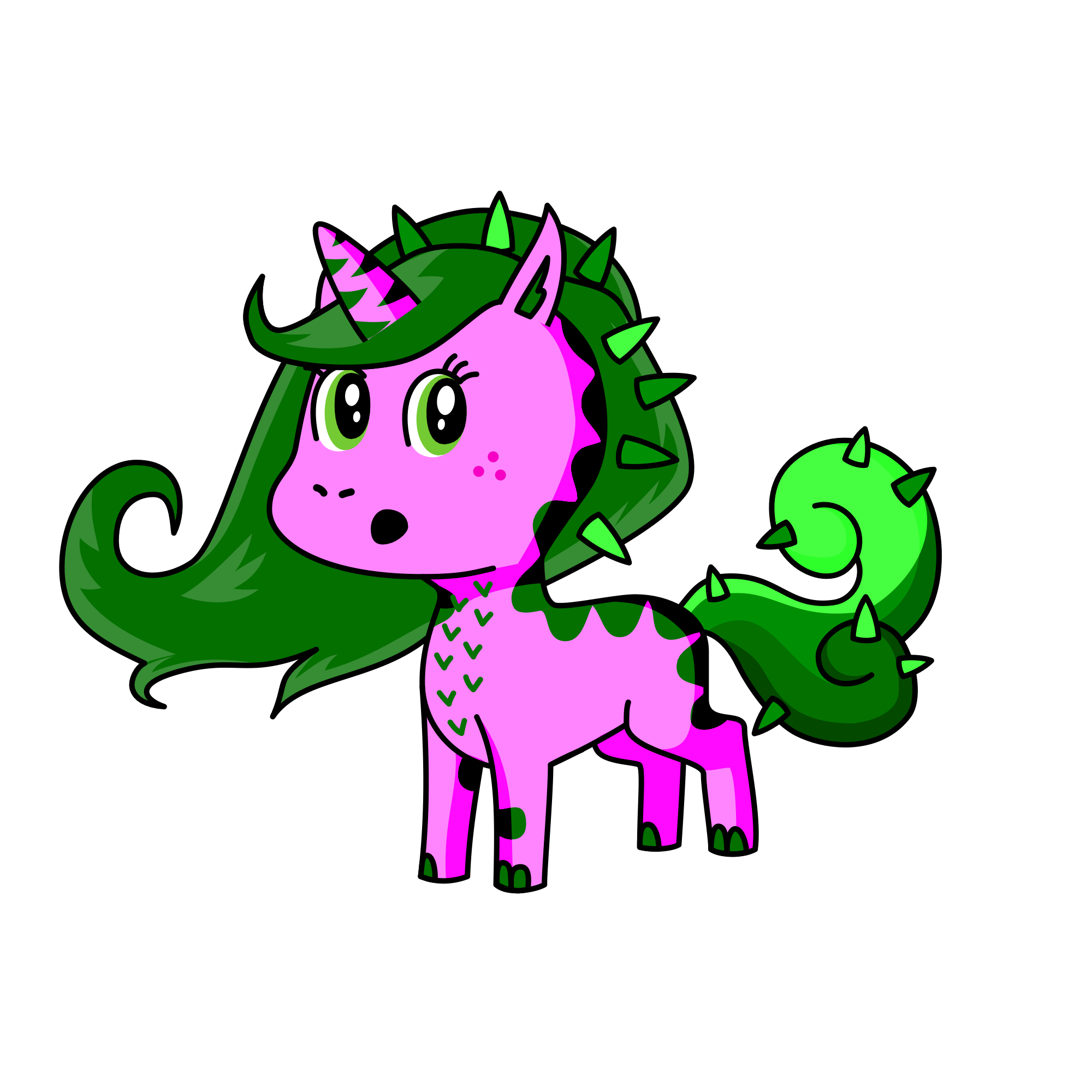 Roseythorns, the unicorn