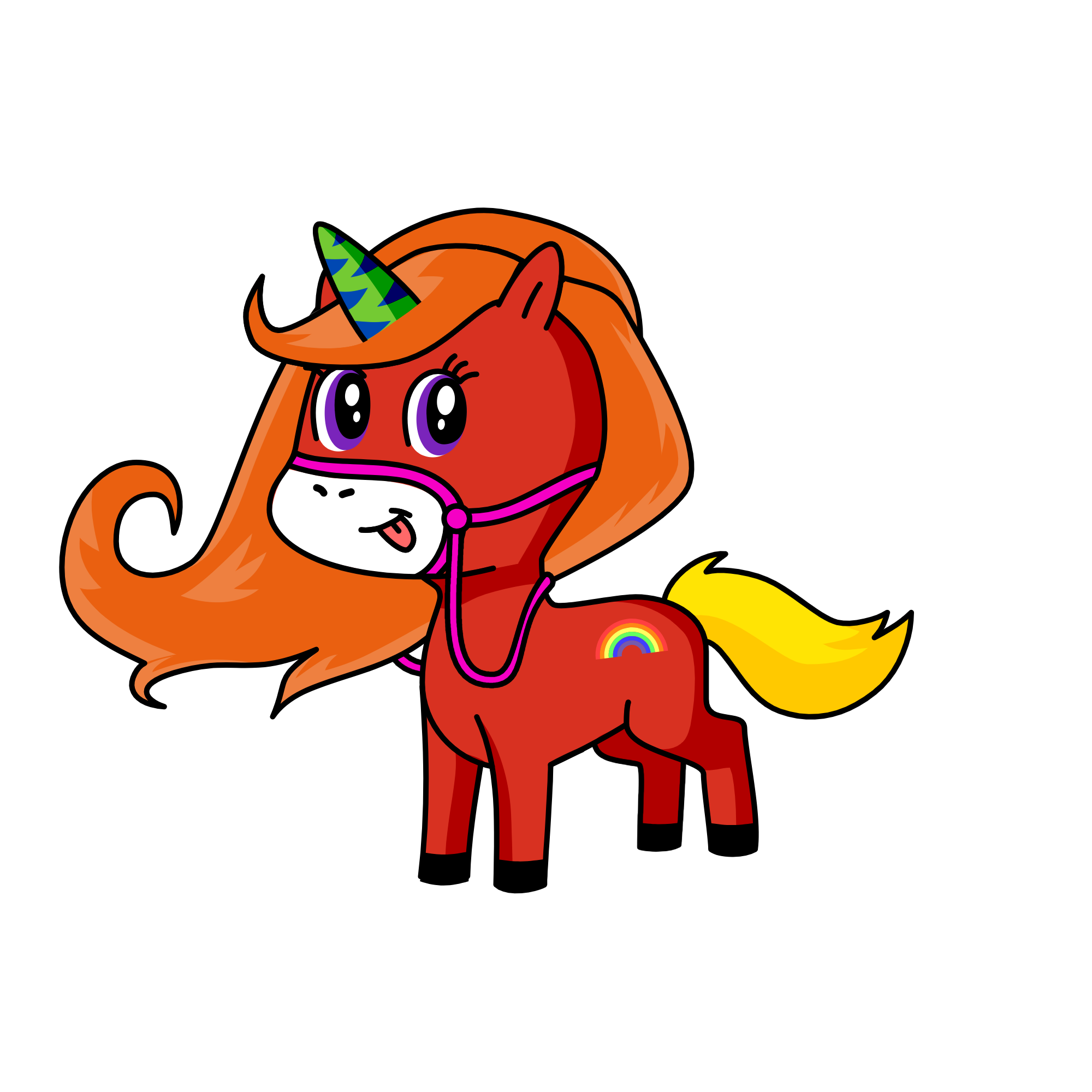 rainbow, the unicorn