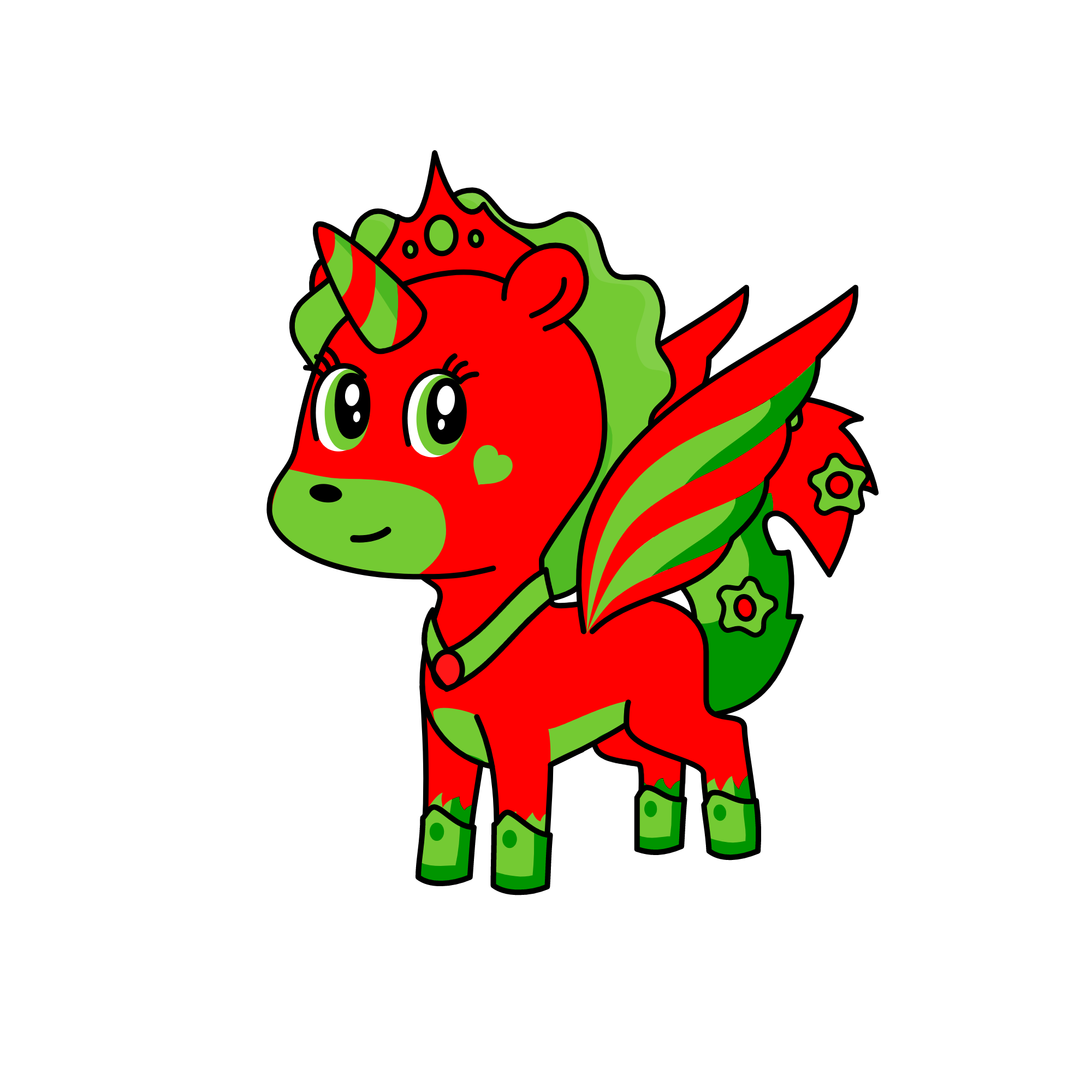 strawberry, the unicorn