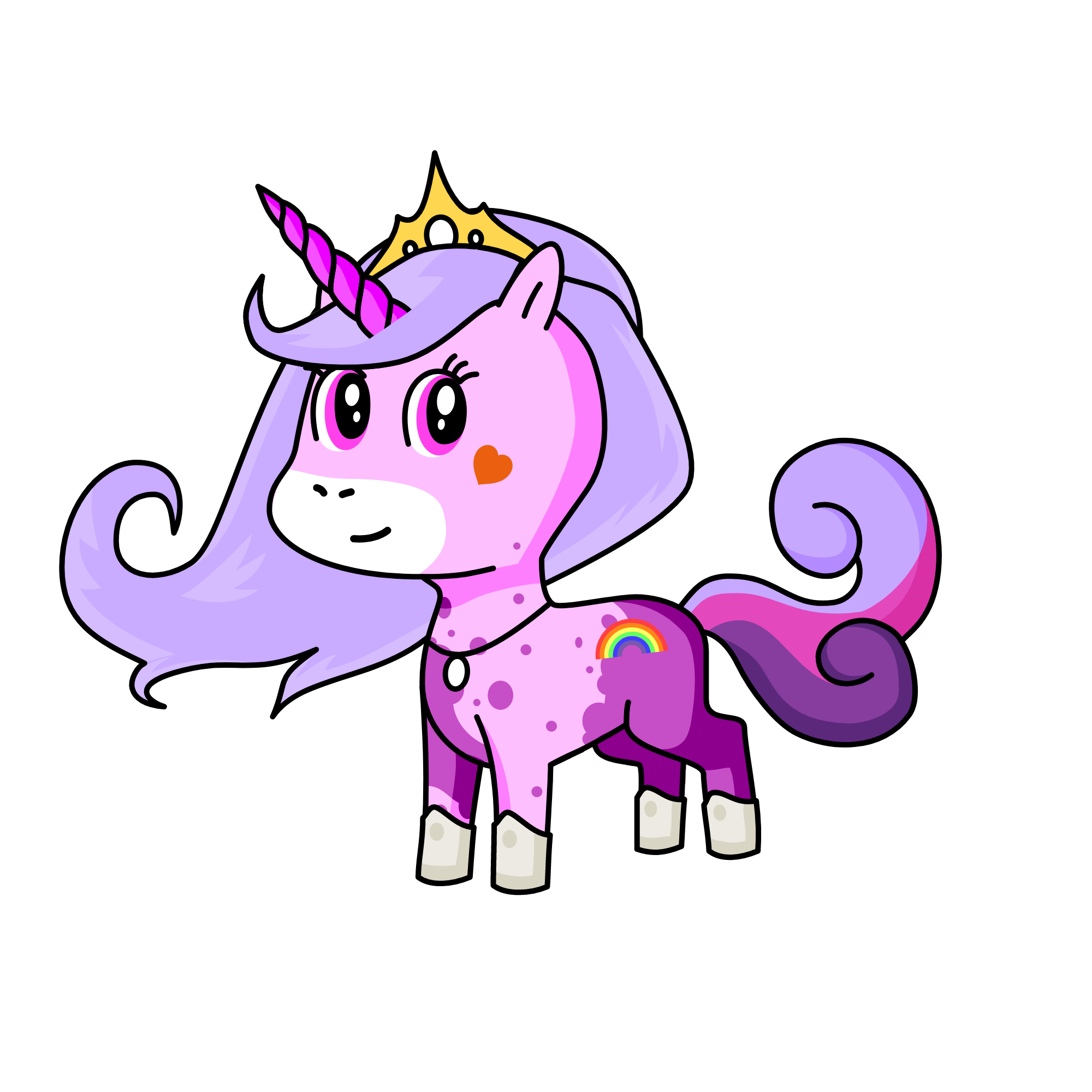  kỳ lân dễ thương, the unicorn