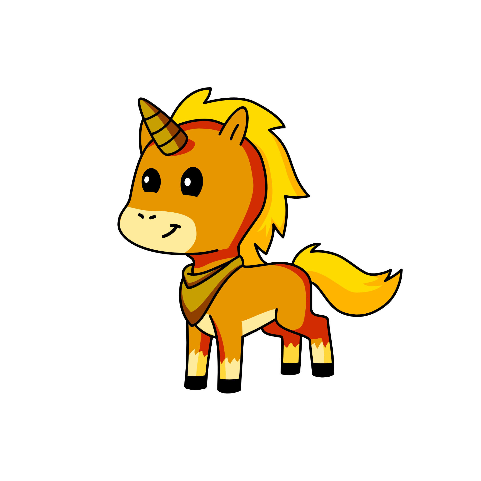 Clay, the unicorn