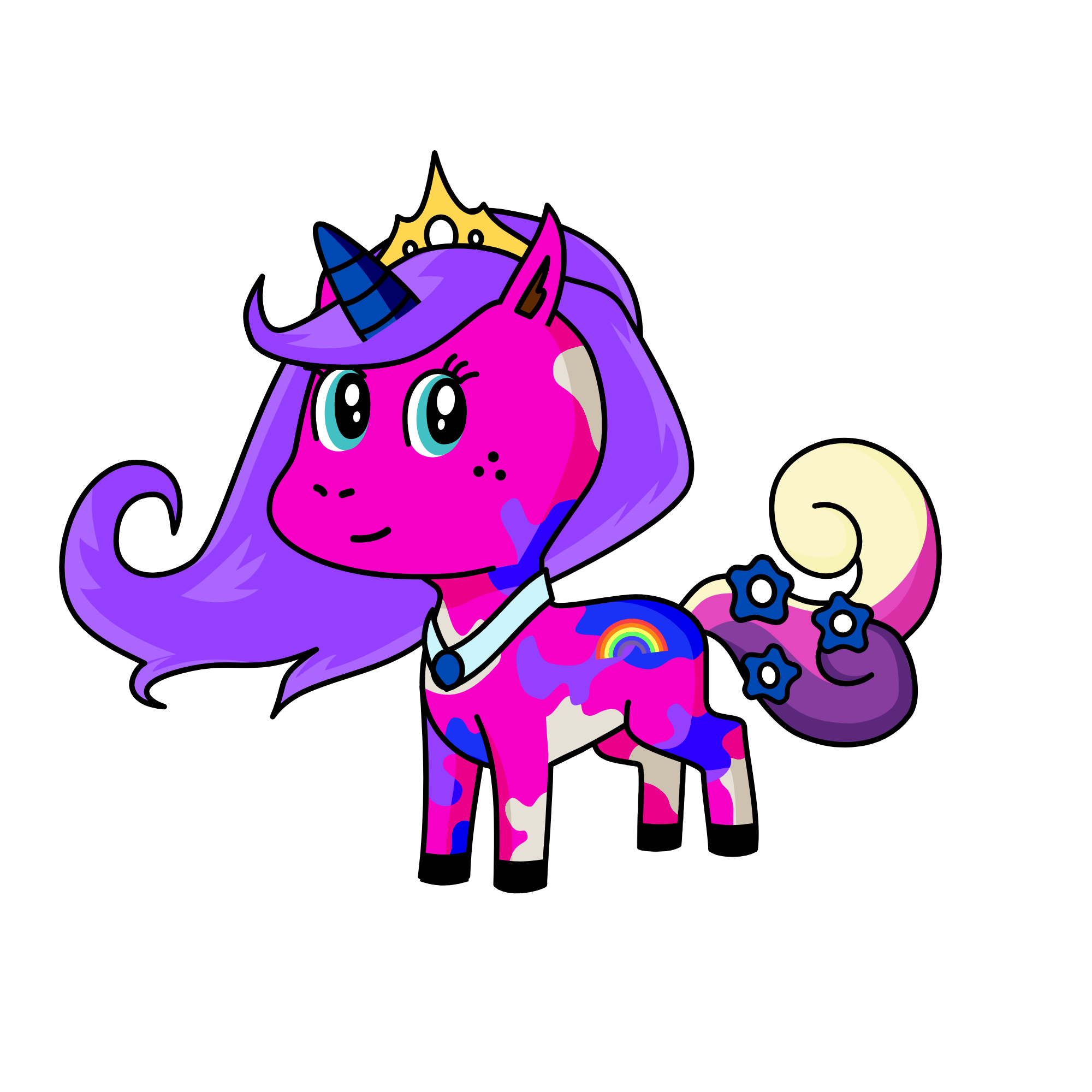 moonlight beauty, the unicorn