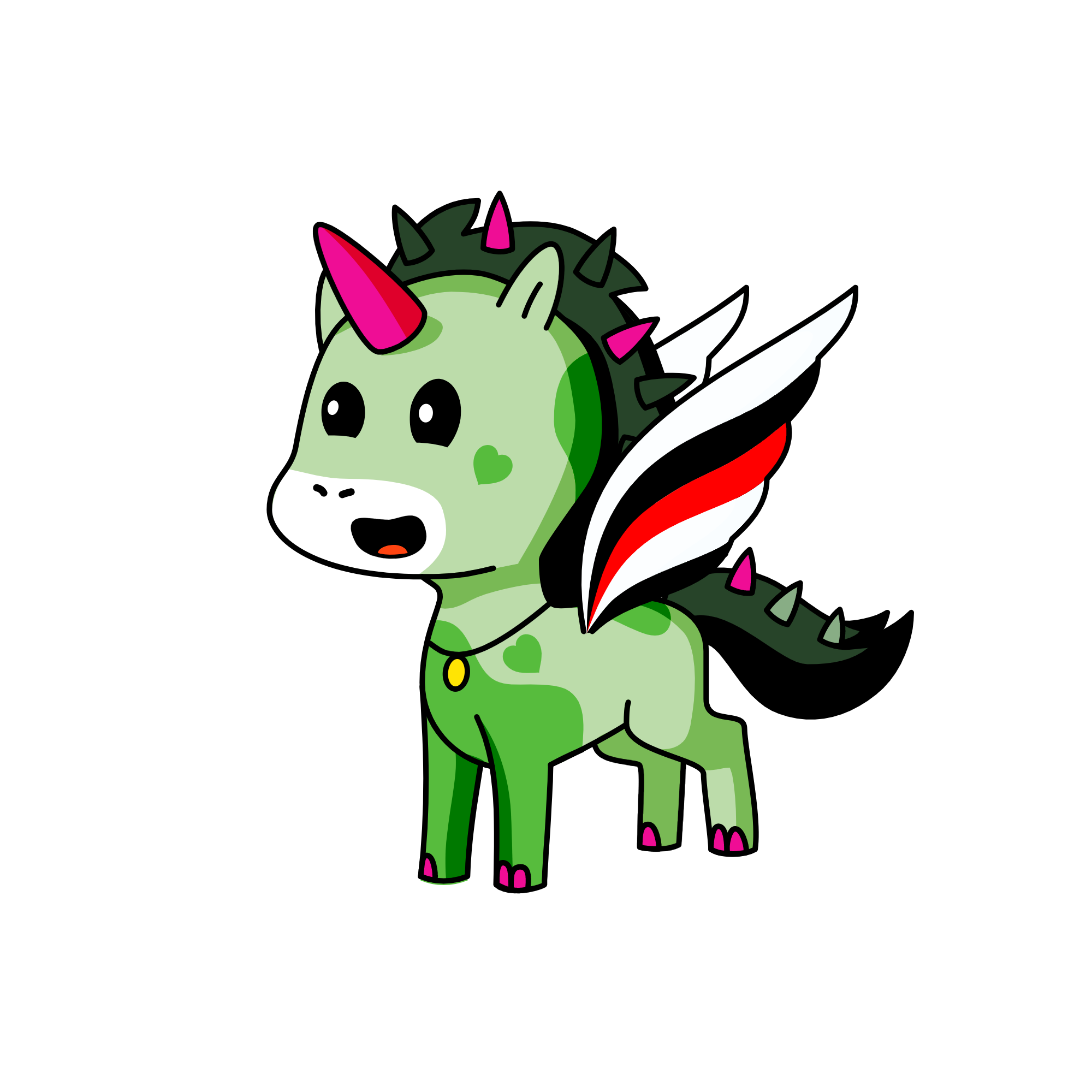 Drangonfly, the unicorn