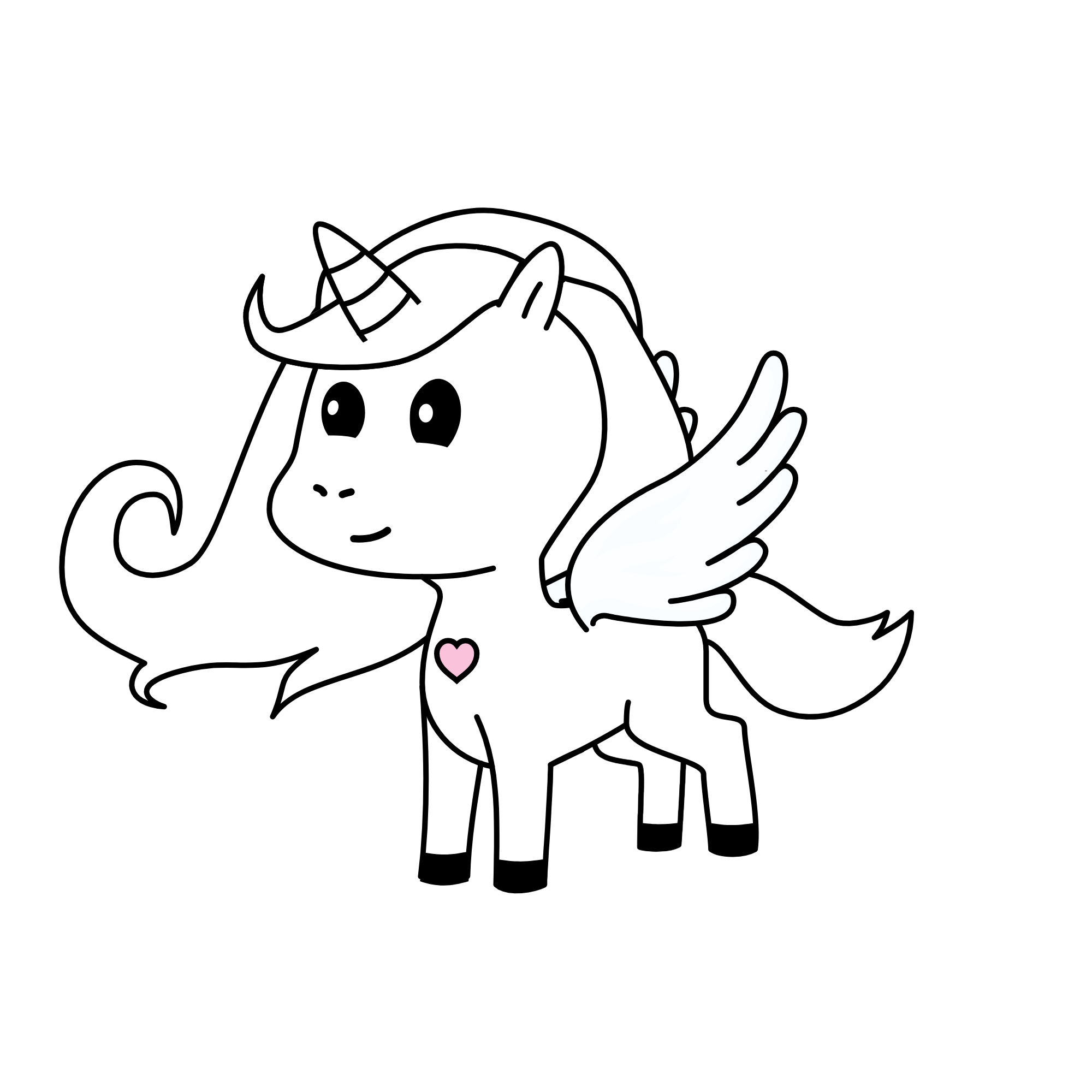 colour me please, the unicorn
