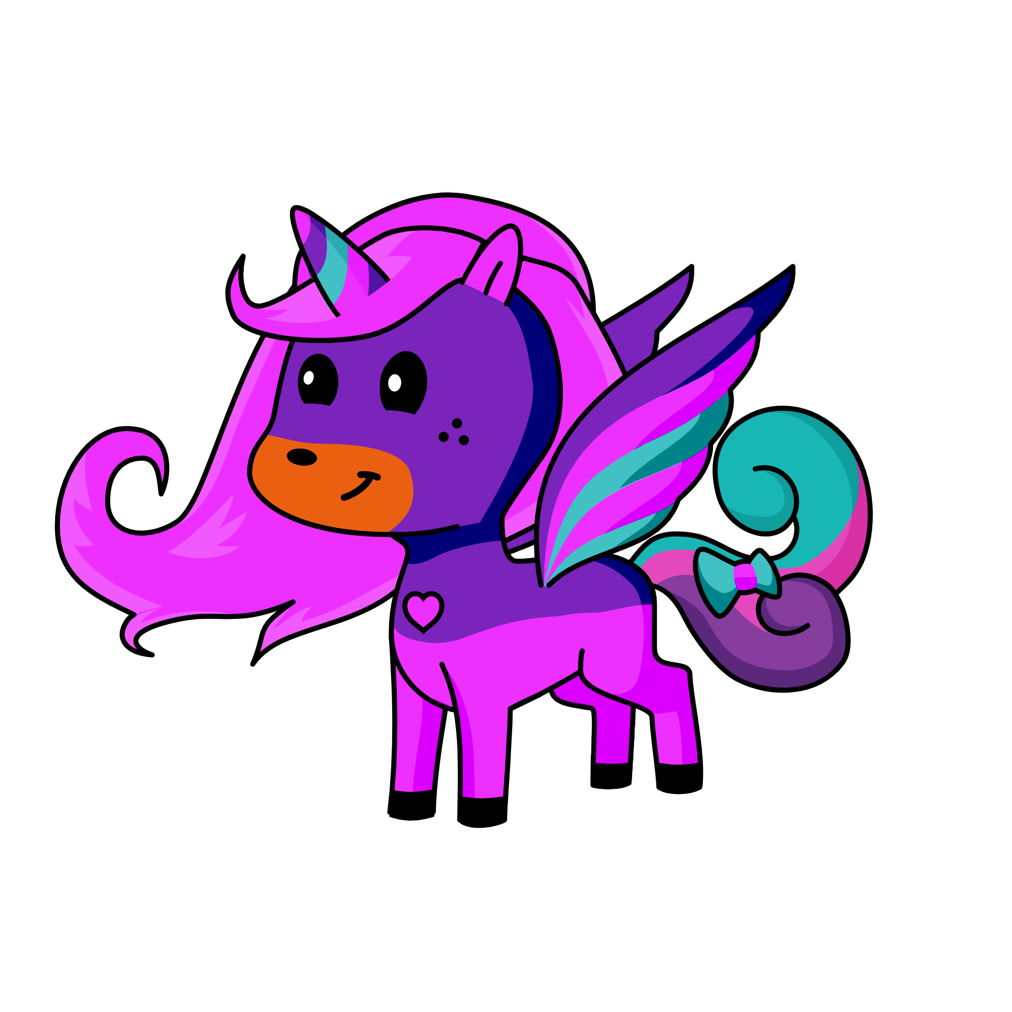 Pastel, the unicorn