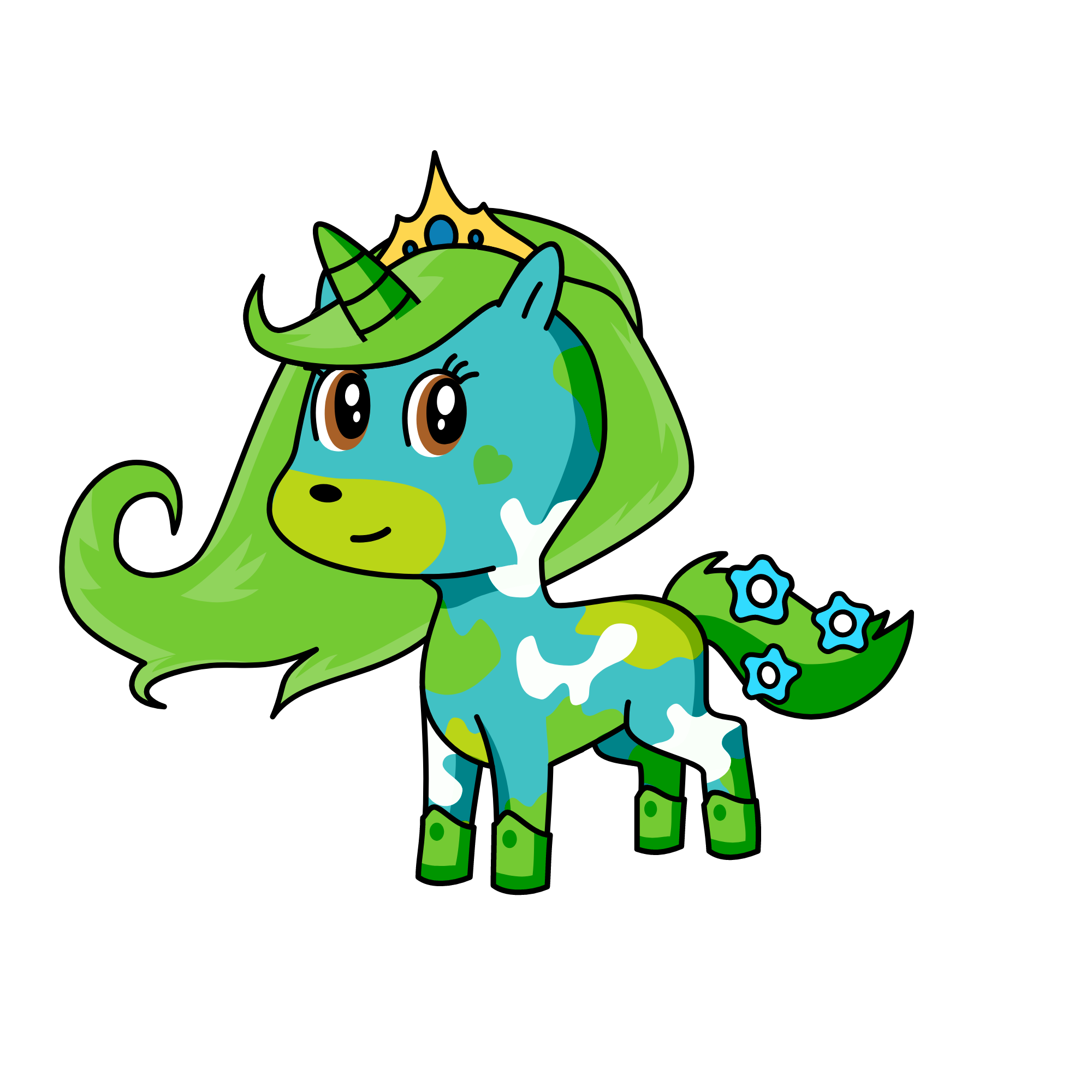 earth;hilopi, the unicorn