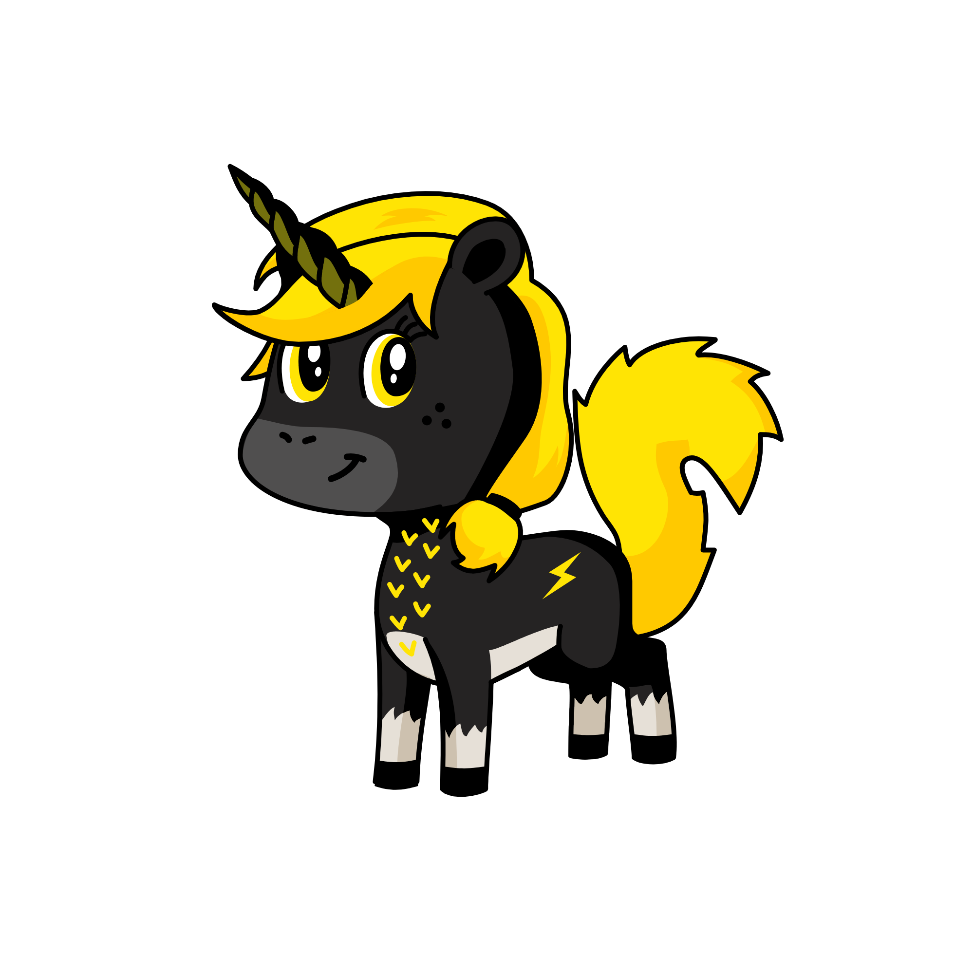 Black Star, the unicorn