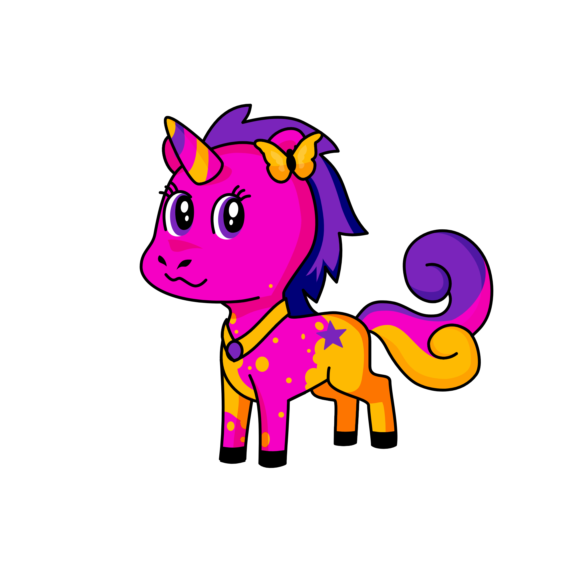 Pastel, the unicorn