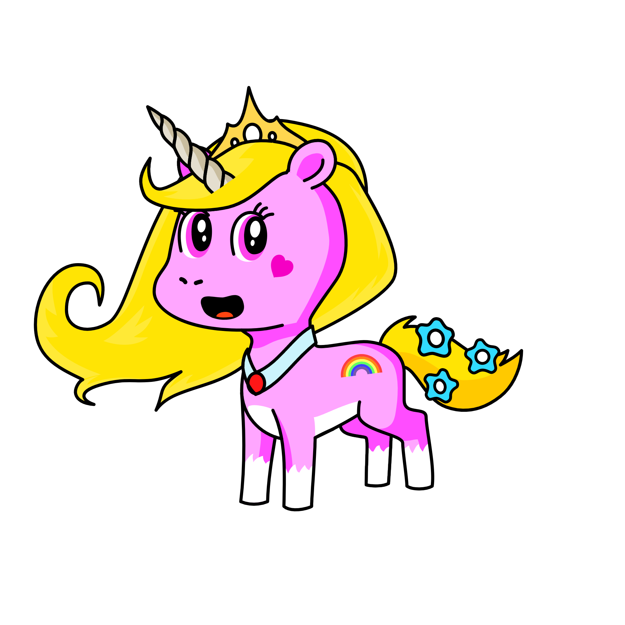 rainbow                                  , the unicorn