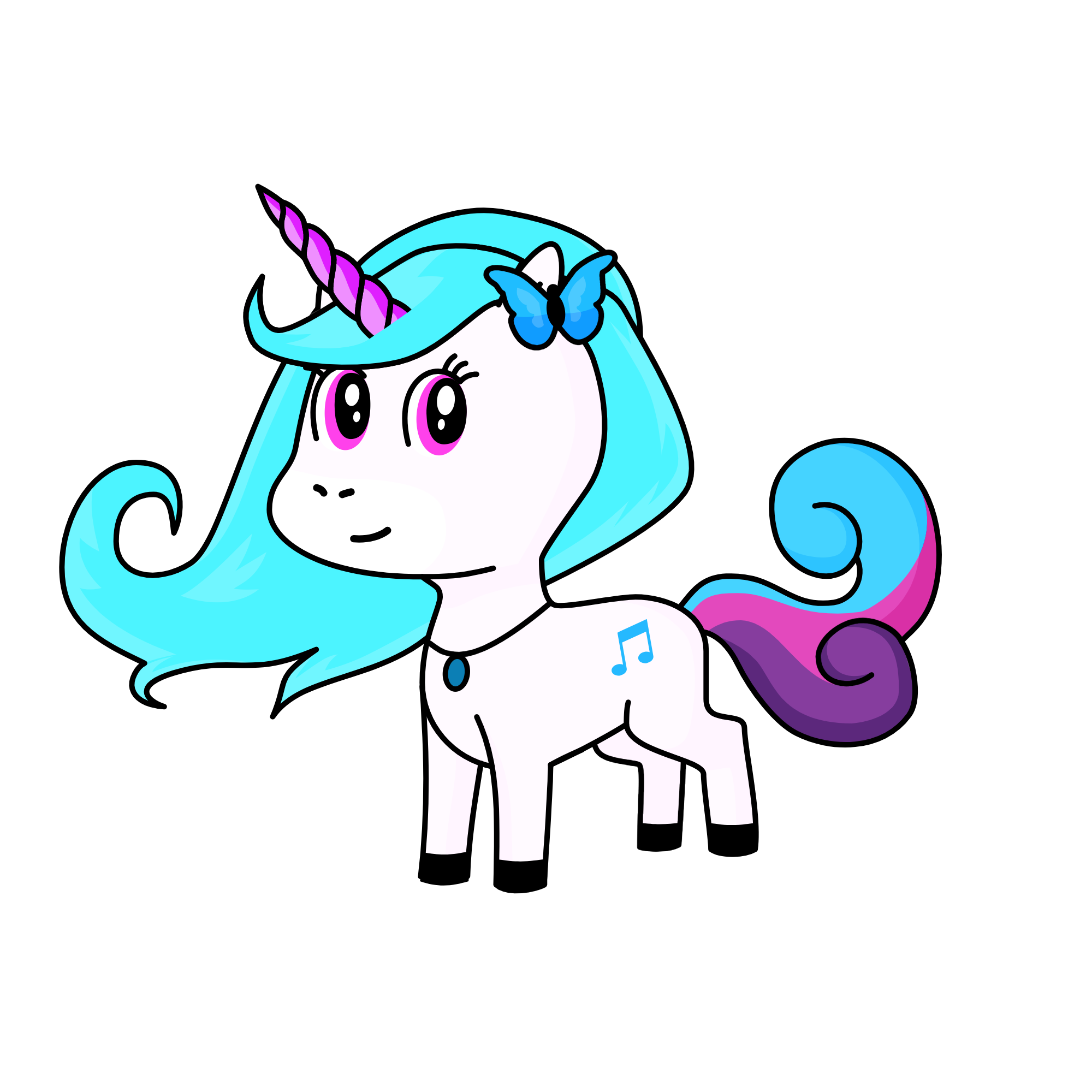 Pina, the unicorn