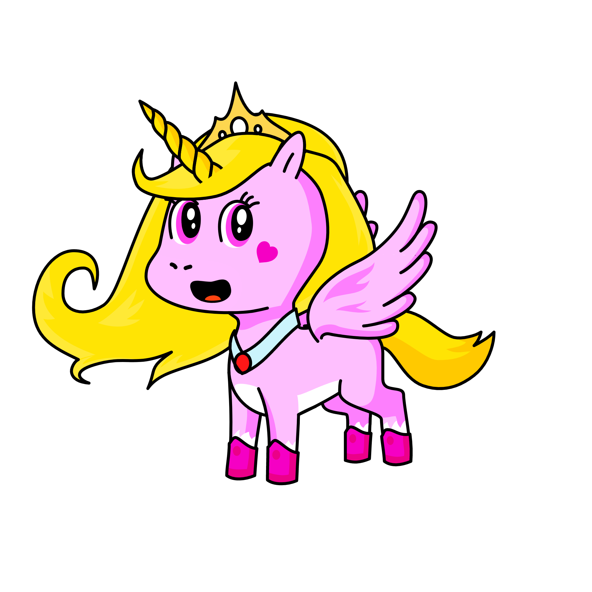 rainbow , the unicorn
