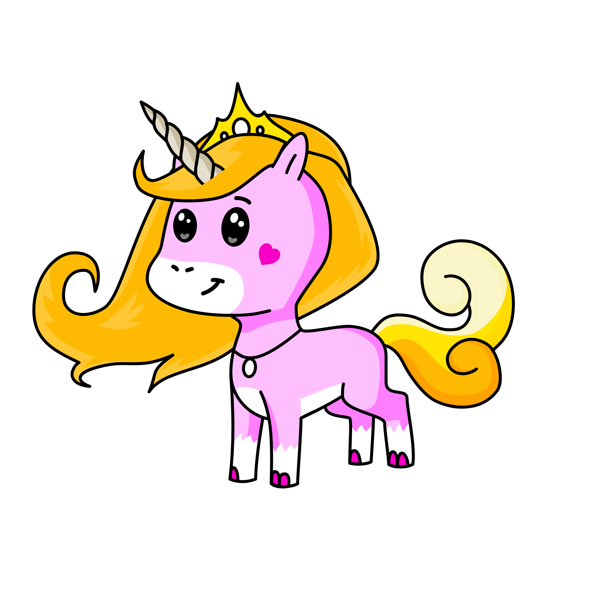 Bubblegum, the unicorn