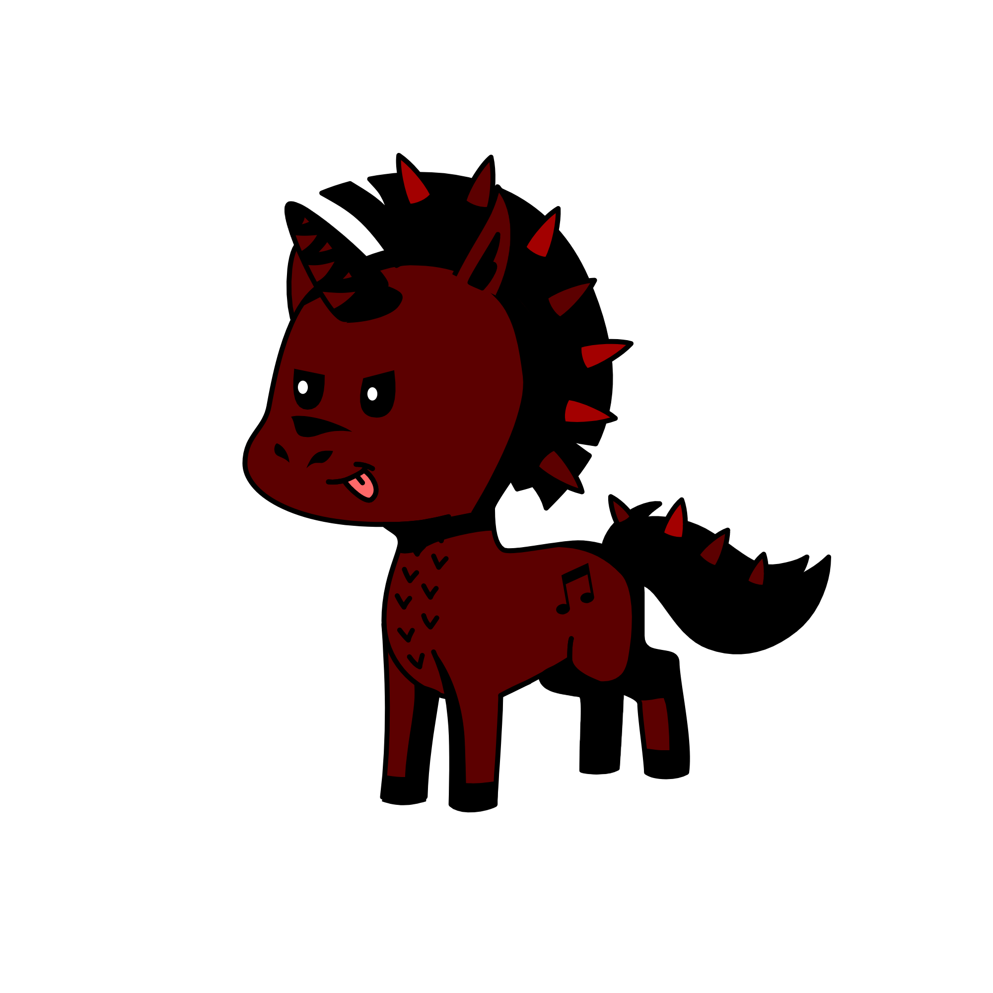Rocker, the unicorn