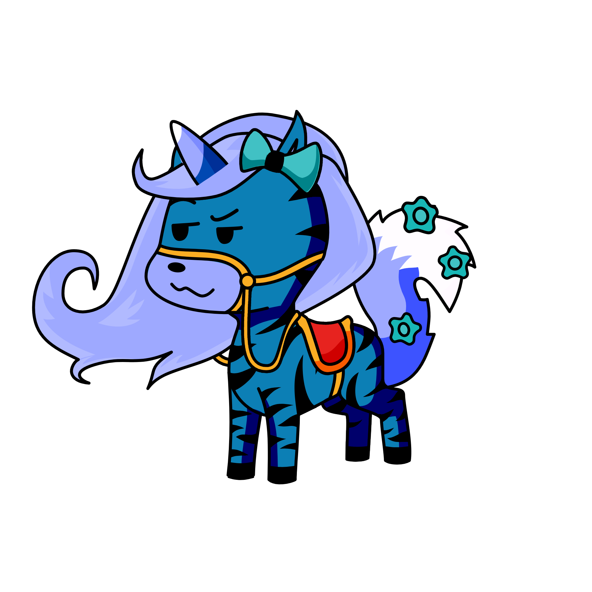 blu, the unicorn