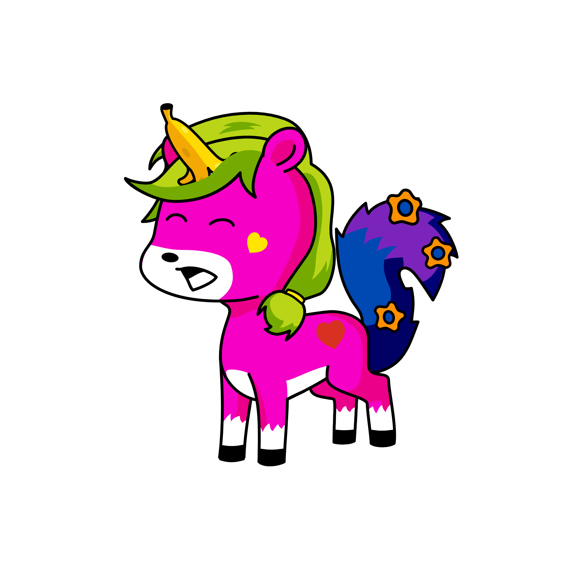 Crazy, the unicorn